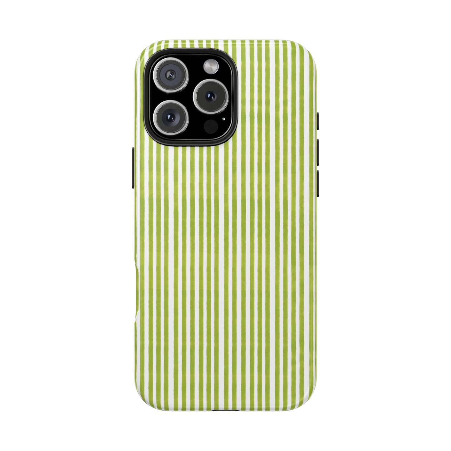 Lazy Stripe Lime Phone Case