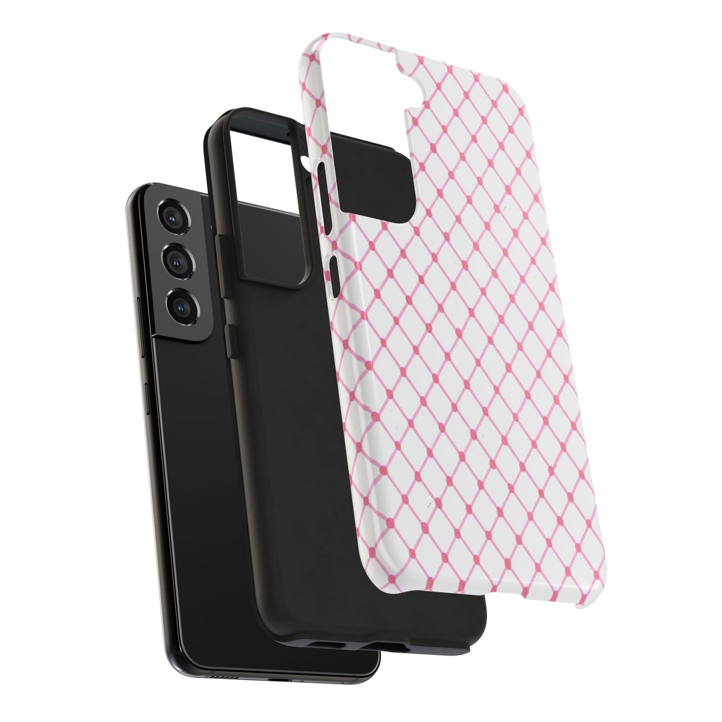 Diamond White / Pink Phone Case