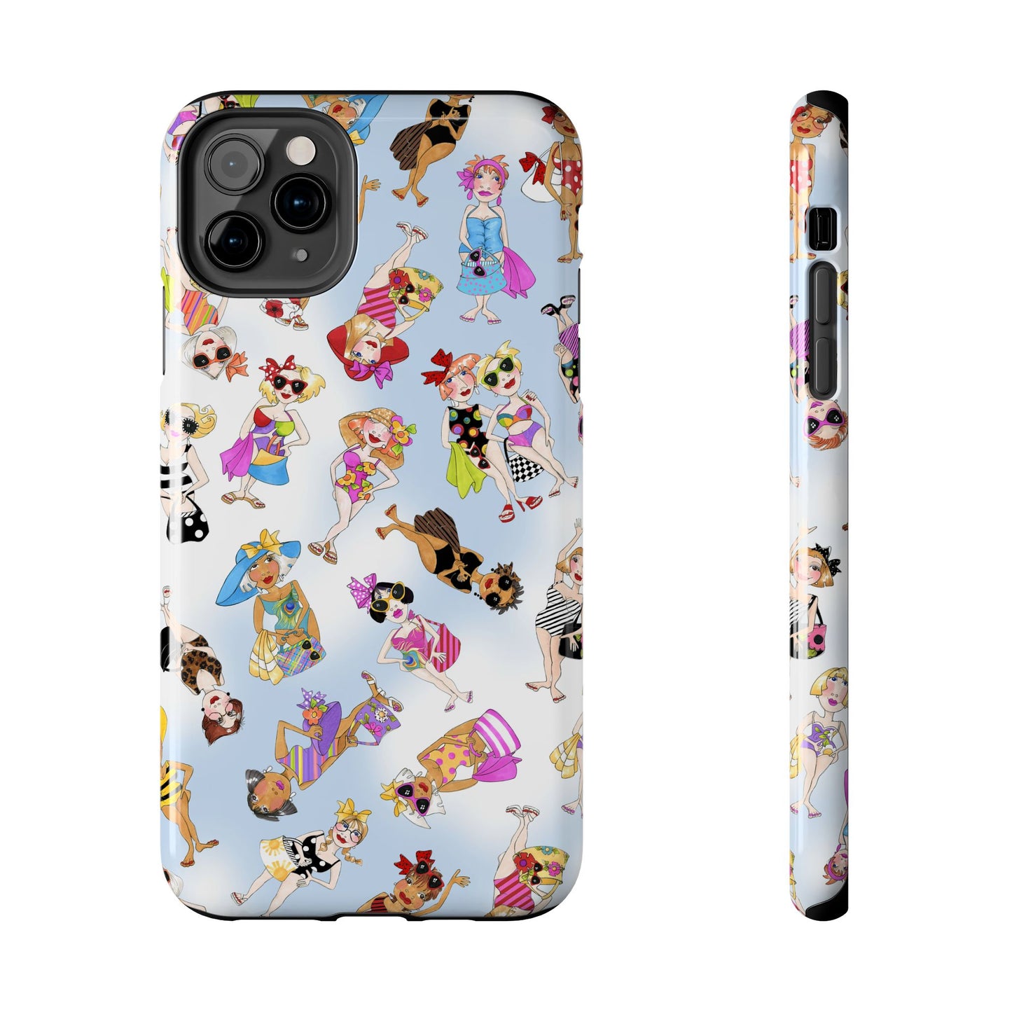 Tossed Beauties Blue Sky Phone Case