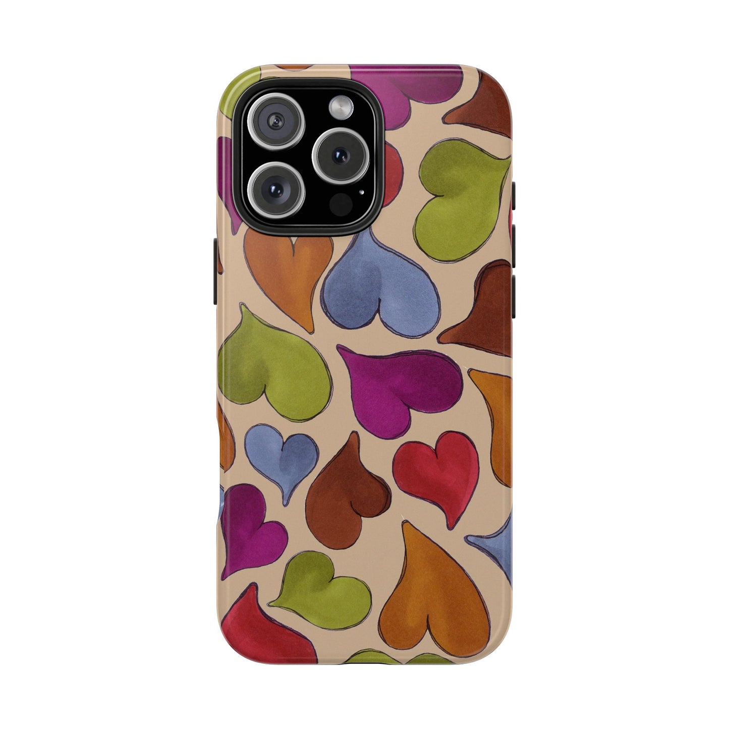 Big Hearted Khaki Phone Case