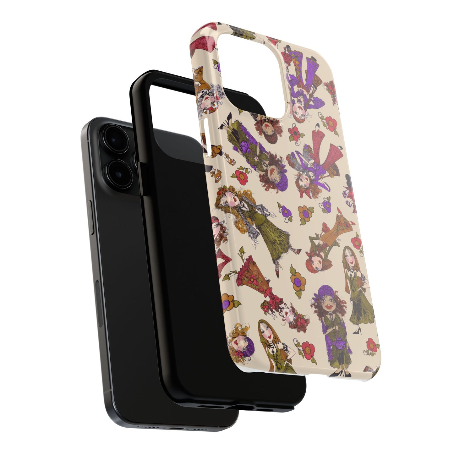 Tossed Gypsies Muslin Phone Case