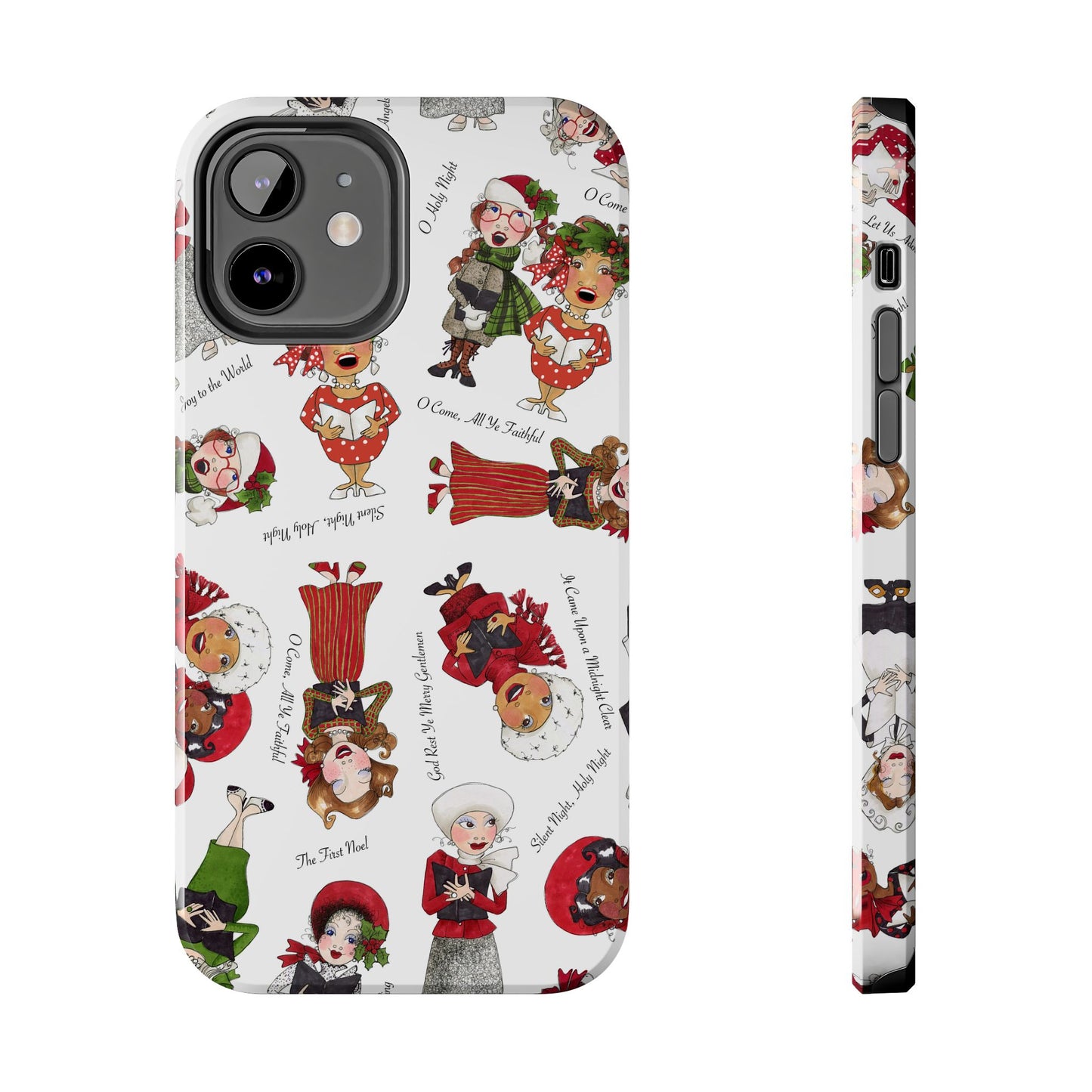 Tossed Carolers Phone Case