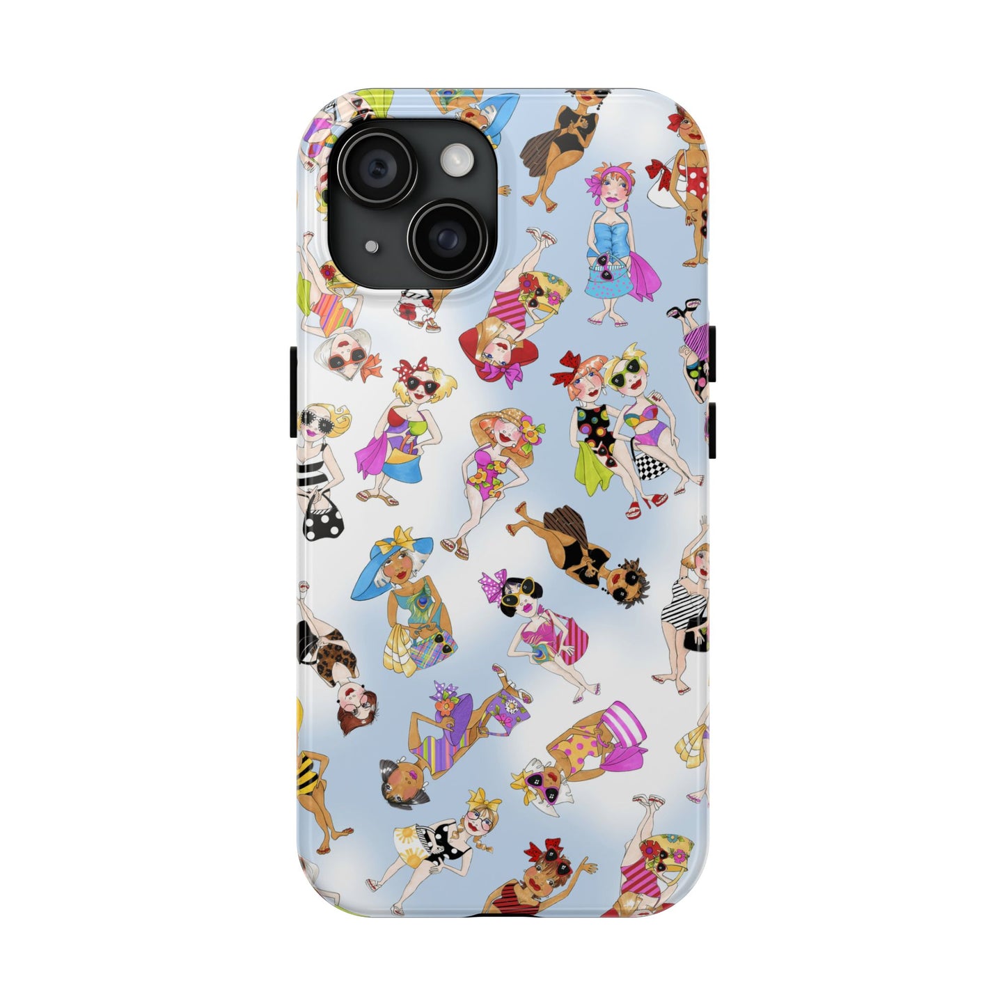 Tossed Beauties Blue Sky Phone Case