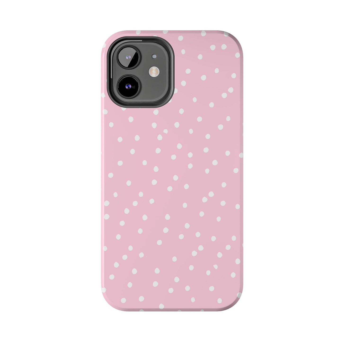 Space Dots Pink / White Phone Case