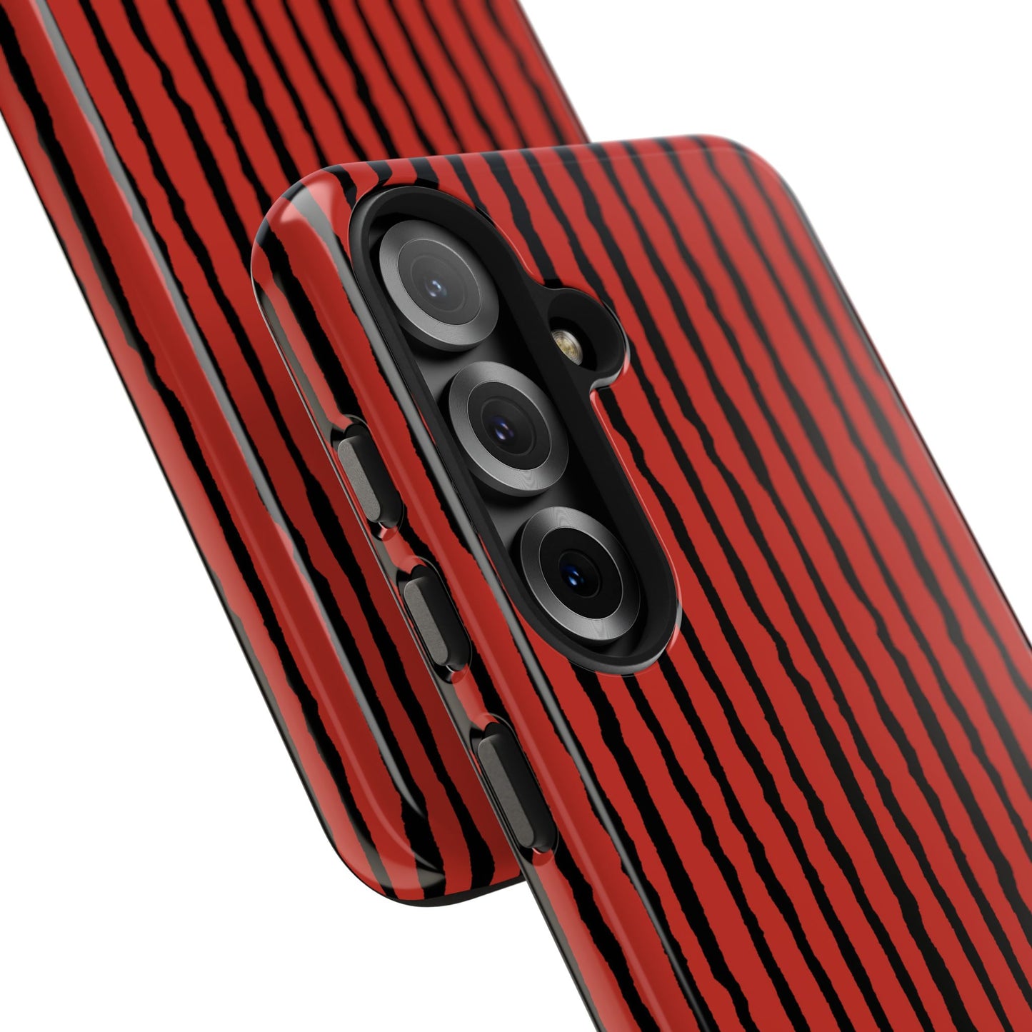Sorta Stripe Red / Black Phone Case