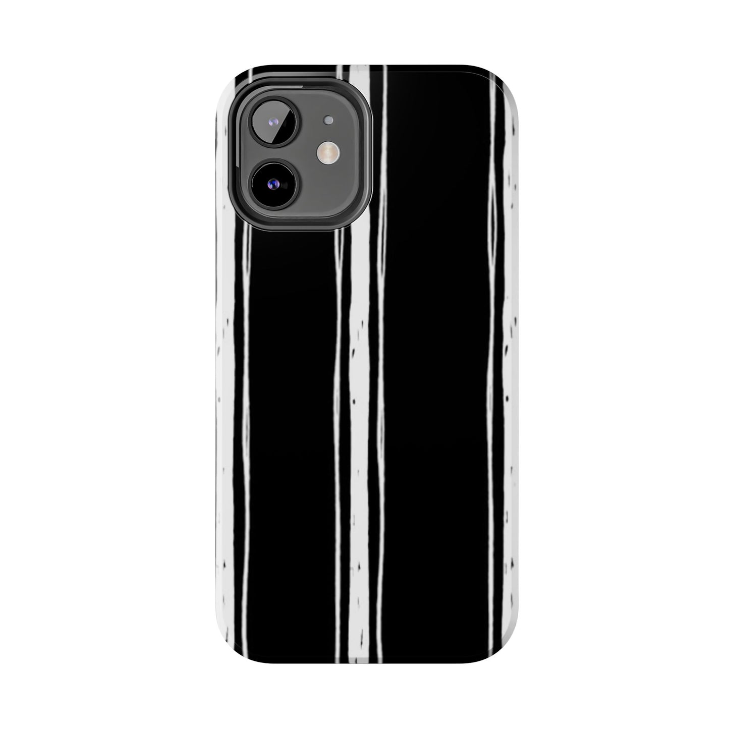 Black / White Stripe Phone Case