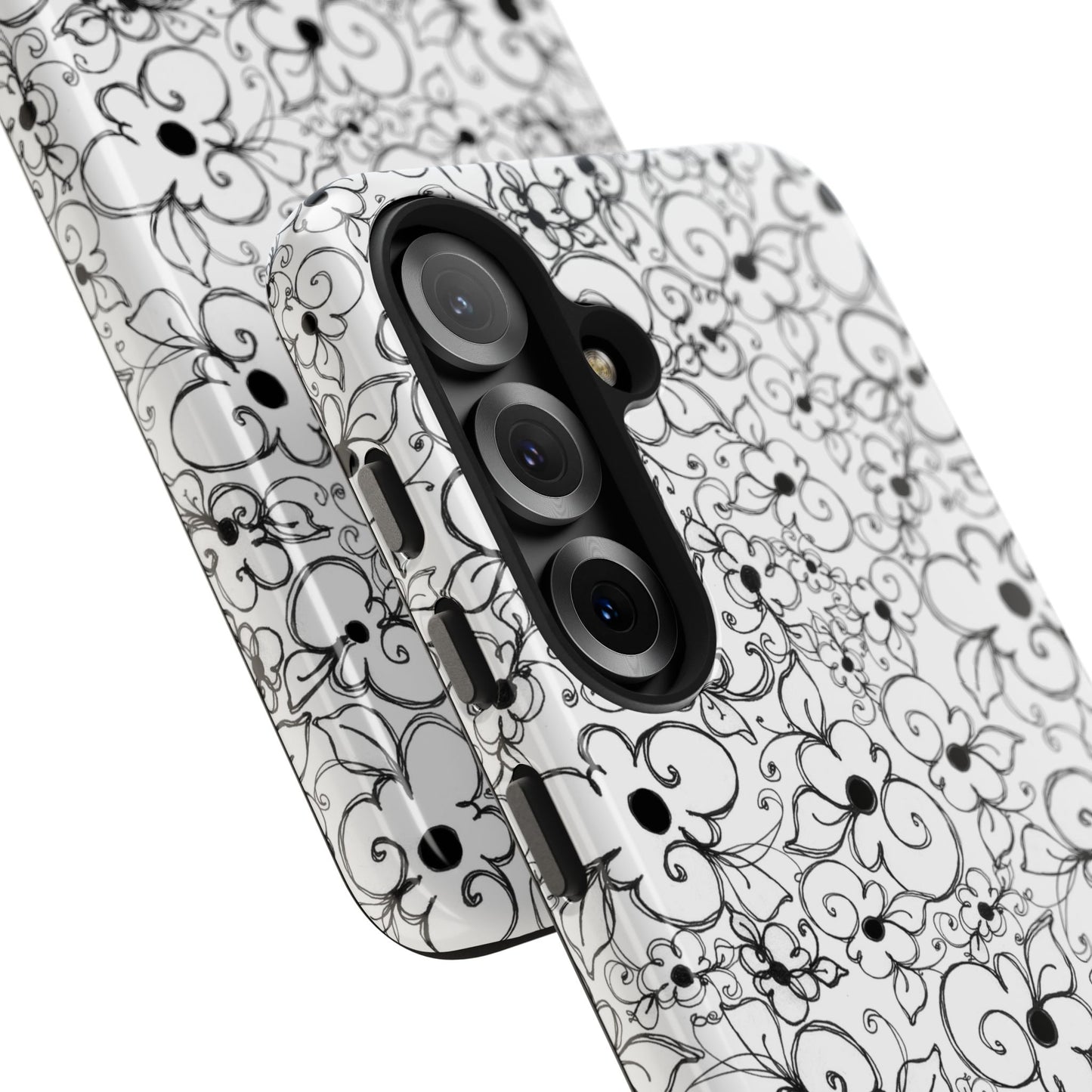 Dog Daisies White Phone Case