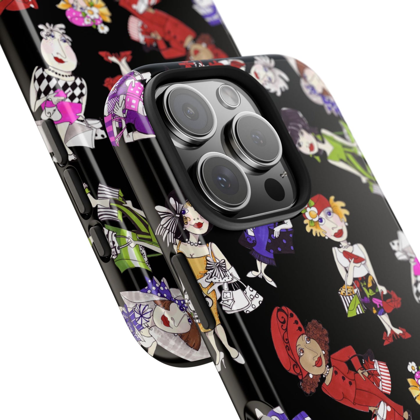 Gone Shopping Tossed Black Phone Case