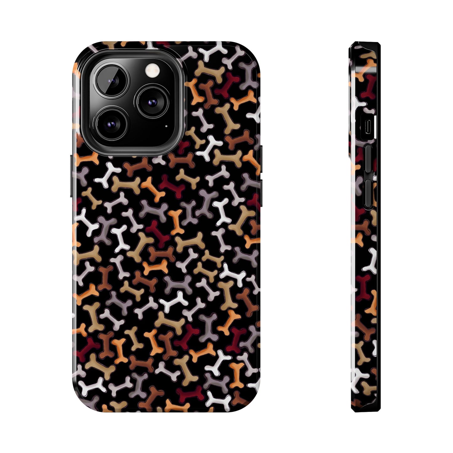 Dog Bones Black Phone Case