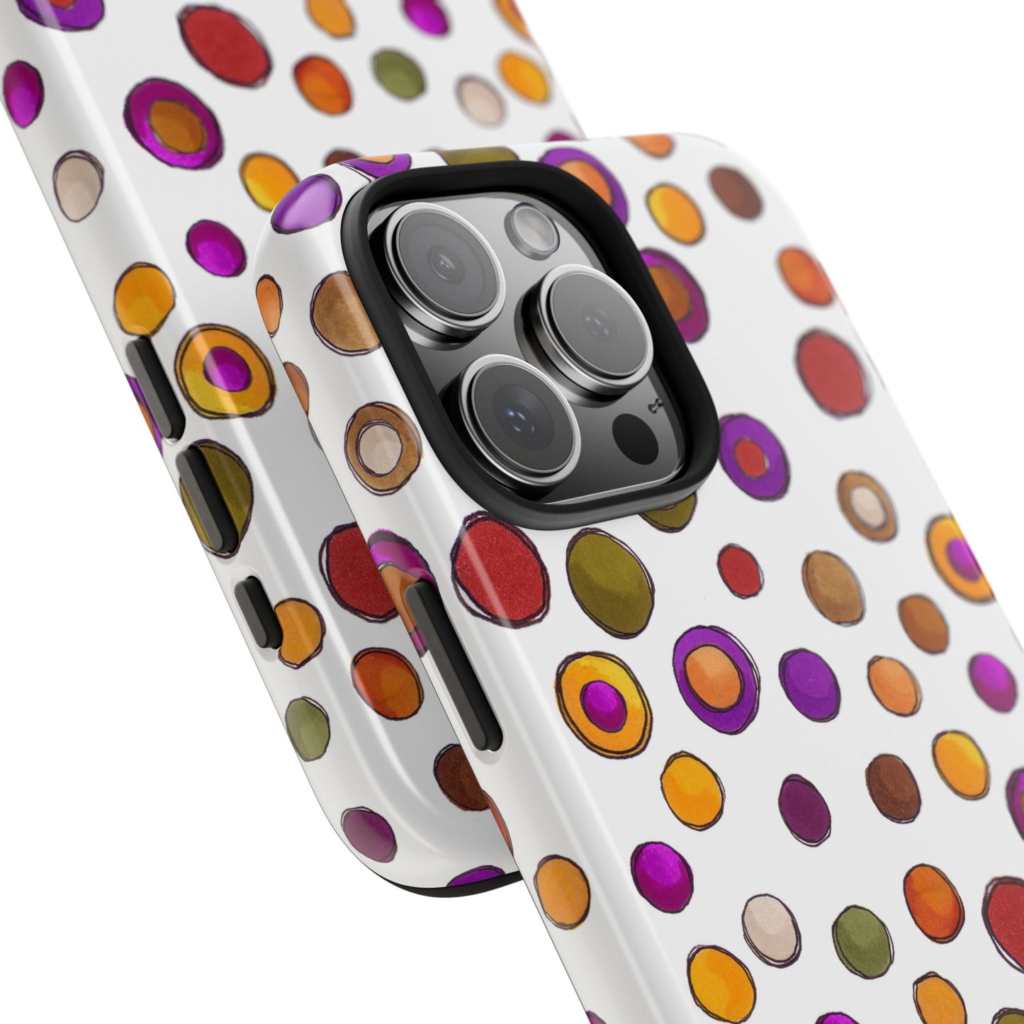 Sesame Dot White Phone Case