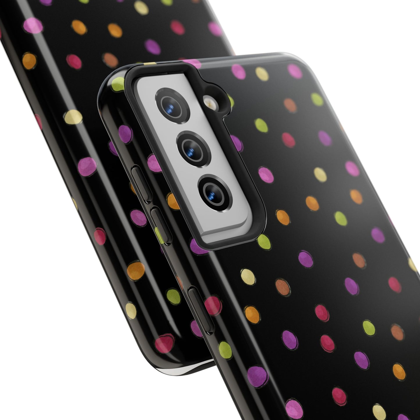 Tea Dot Black Phone Case
