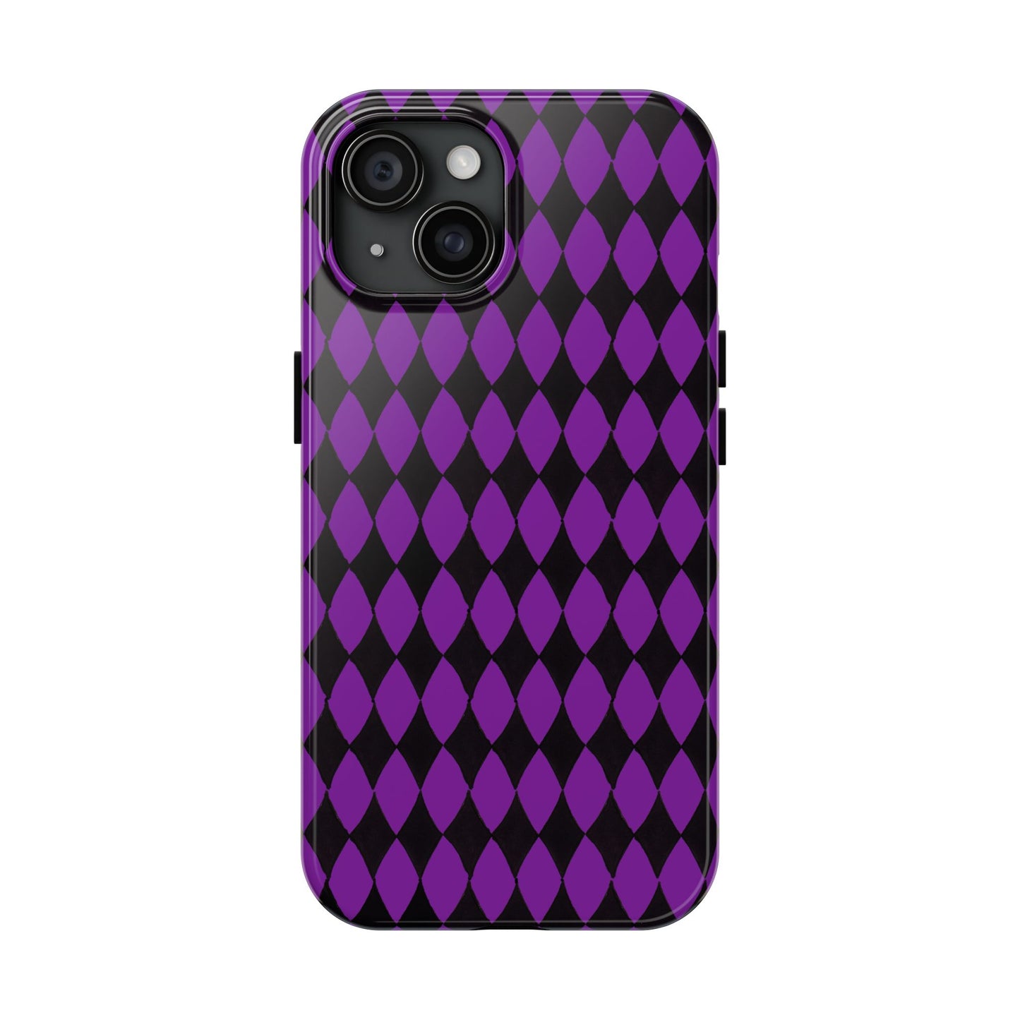 Diamond Purple / Black Phone Case