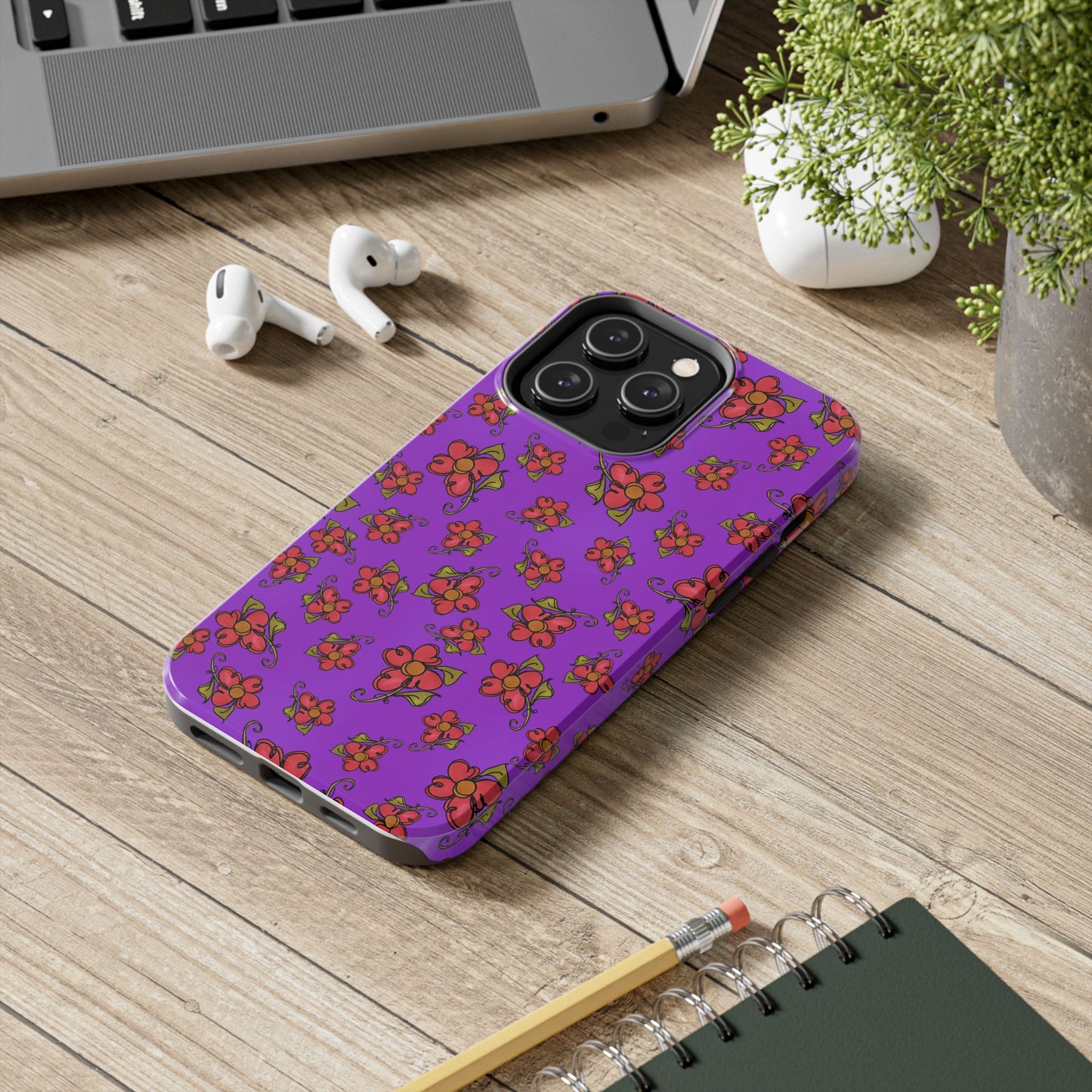 Daisy Caper Purple Phone Case