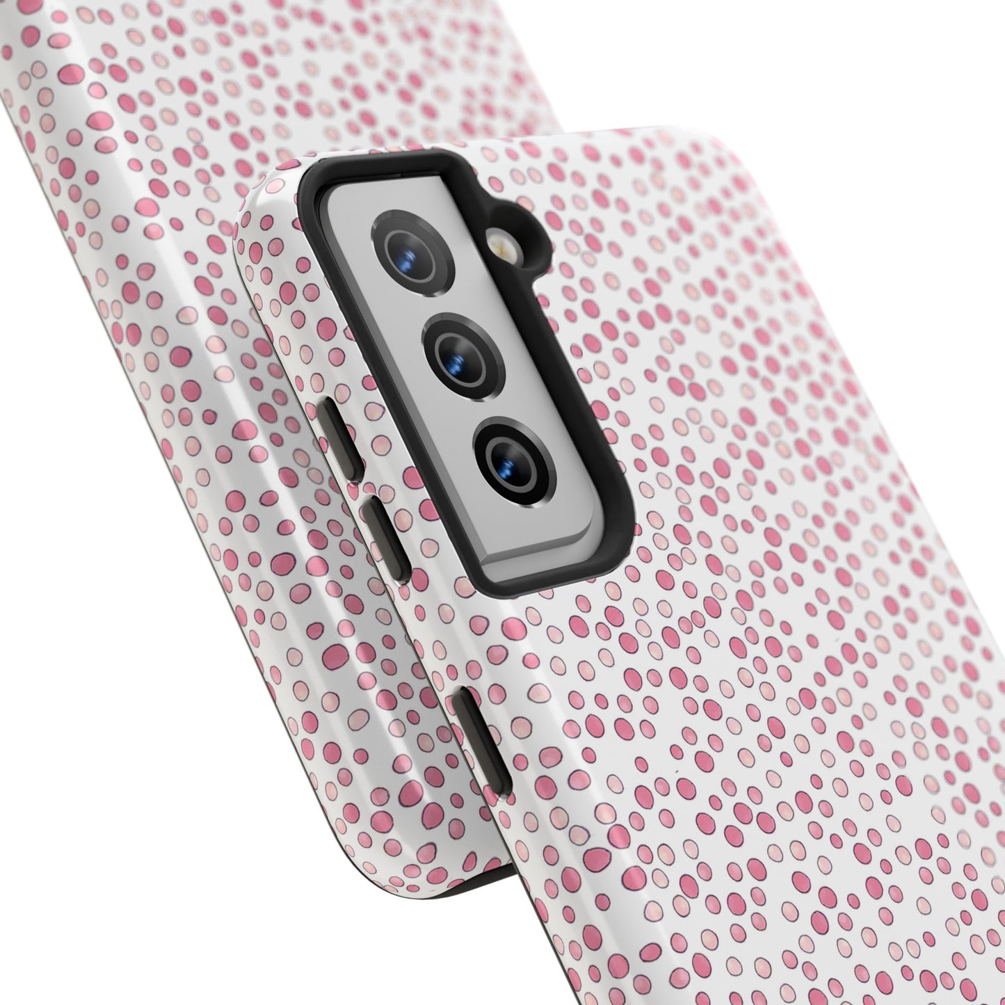 Water Spot Pink / White Phone Case