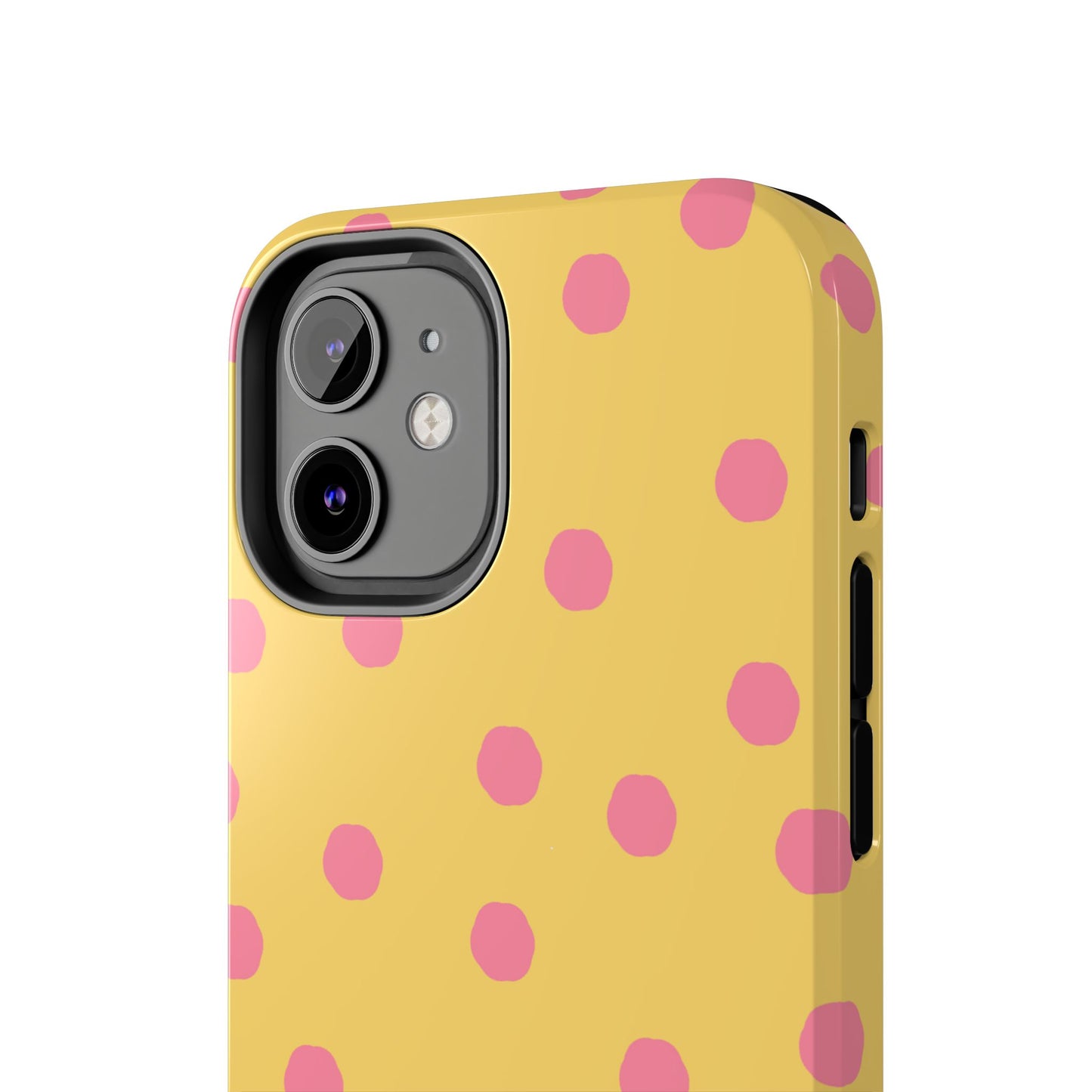 Jumbo Dots Yellow / Pink Phone Case
