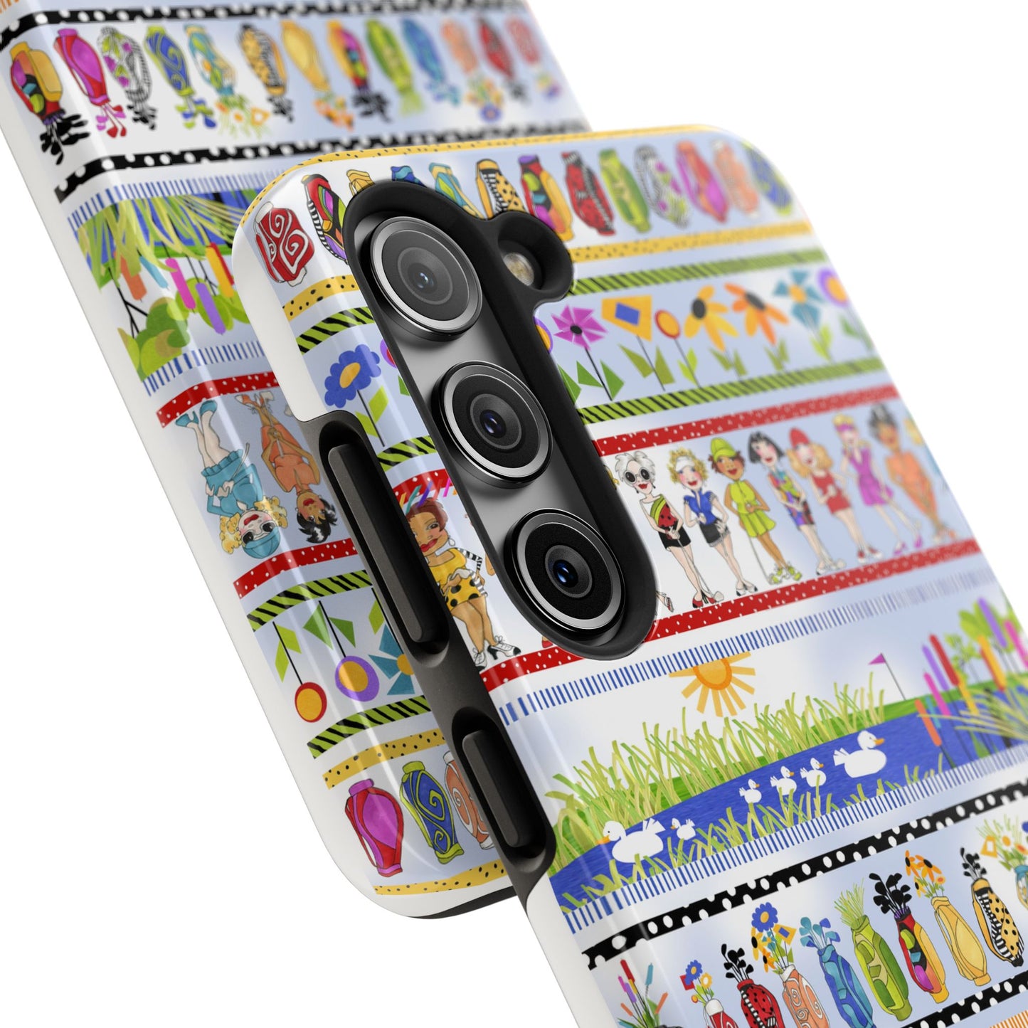 Golf Borders Blue Sky Phone Case