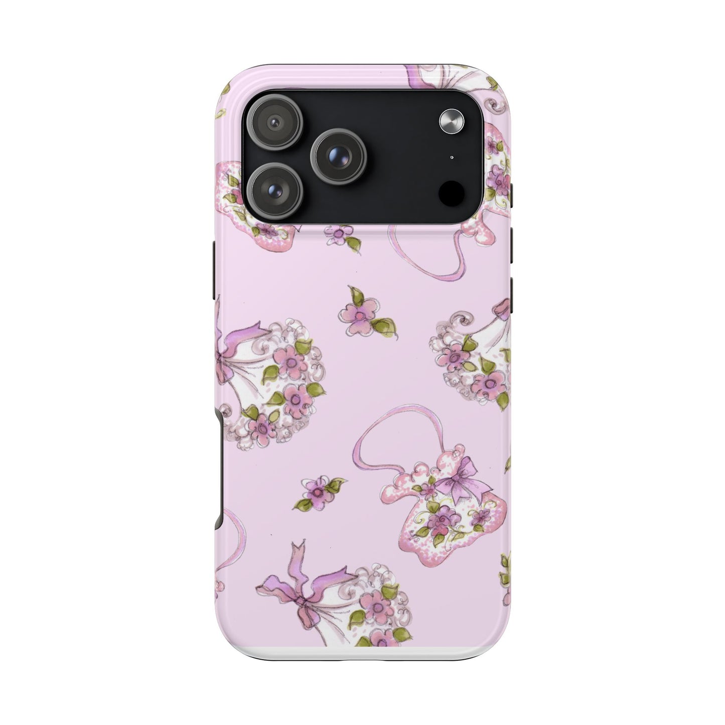 Flower Model Hand Bag Phone Case