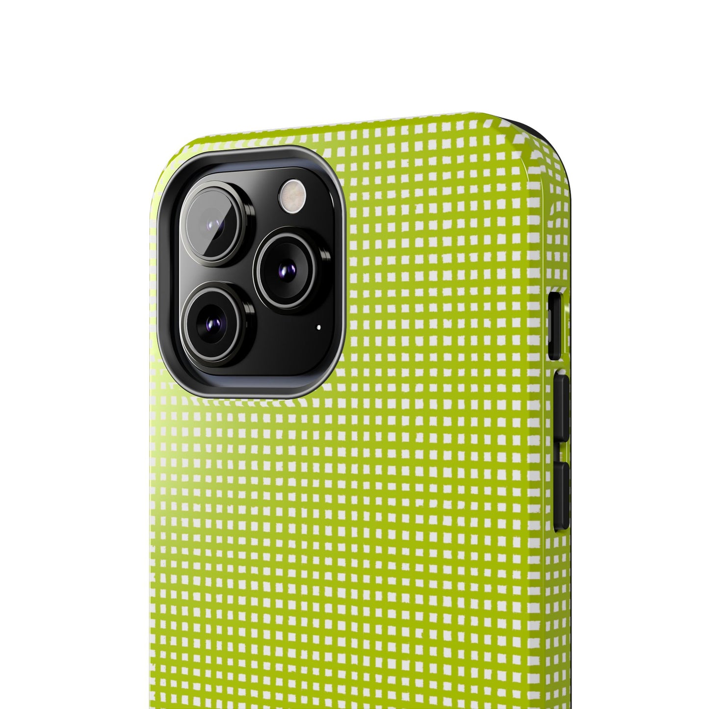 Chipper Check Lime Phone Case