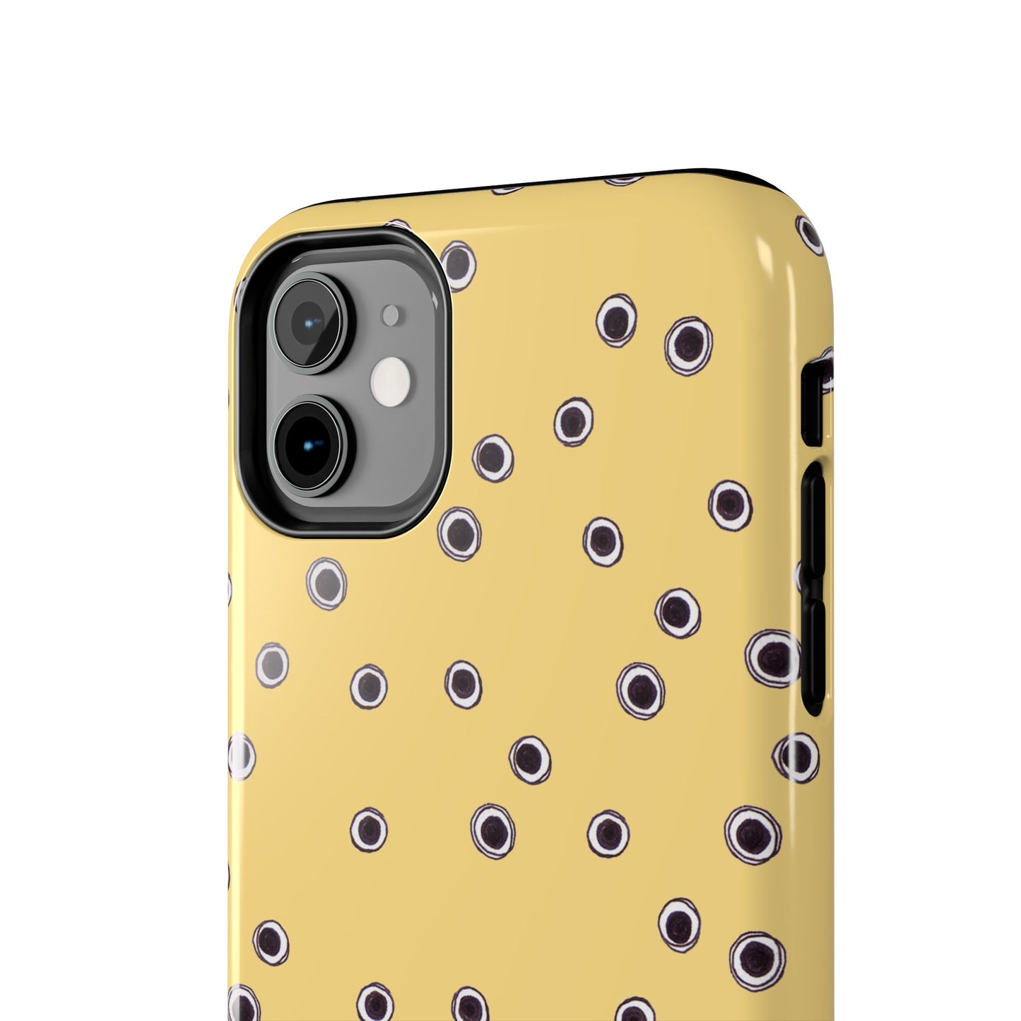 Halo Dots Yellow Phone Case