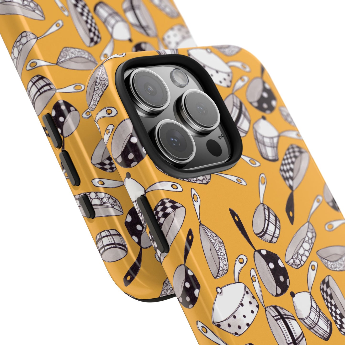 Pots & Pans Flyin' Yellow Phone Case