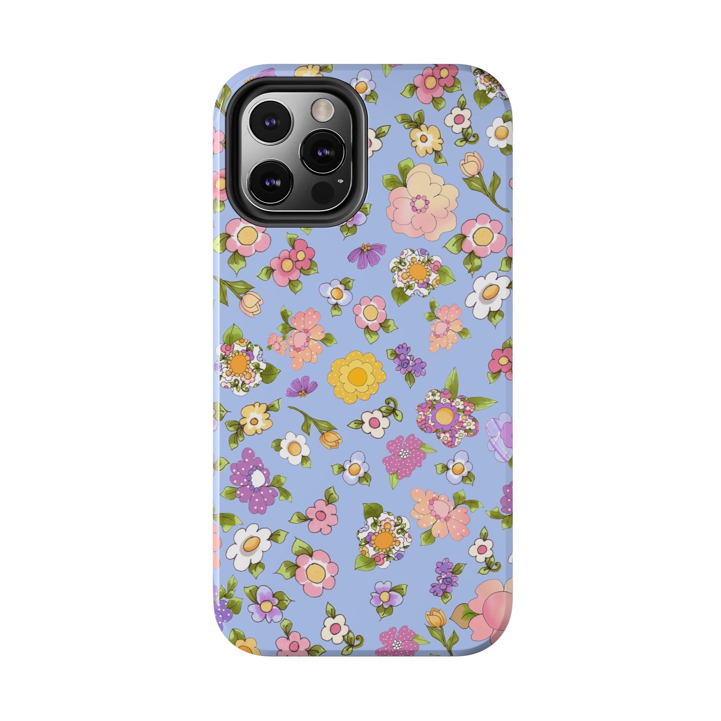 Flowery Blue Phone Case