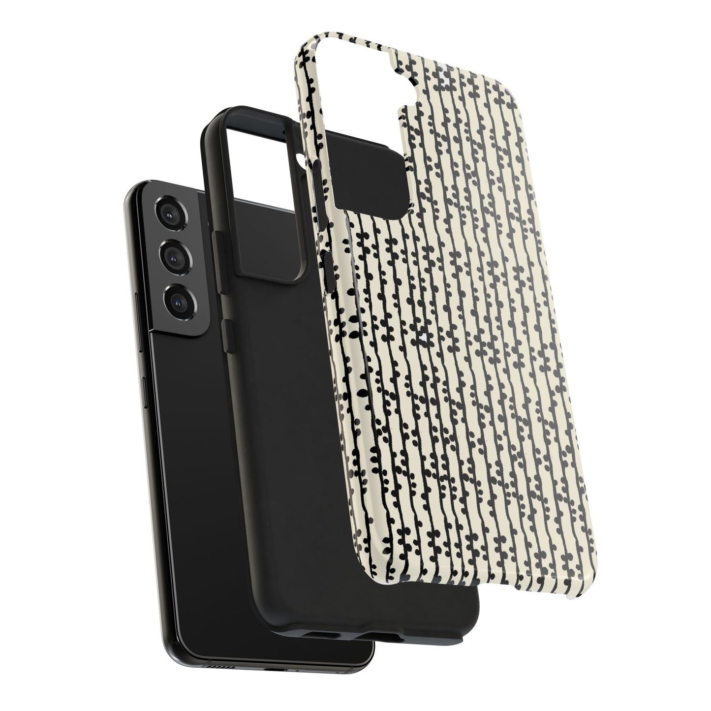 Loopy Stripe Bone Phone Case