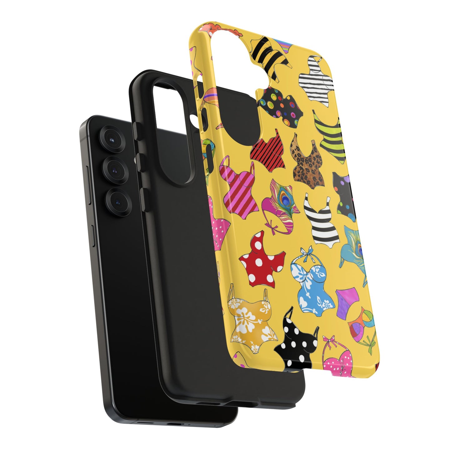 Assorted Suits Yellow Phone Case
