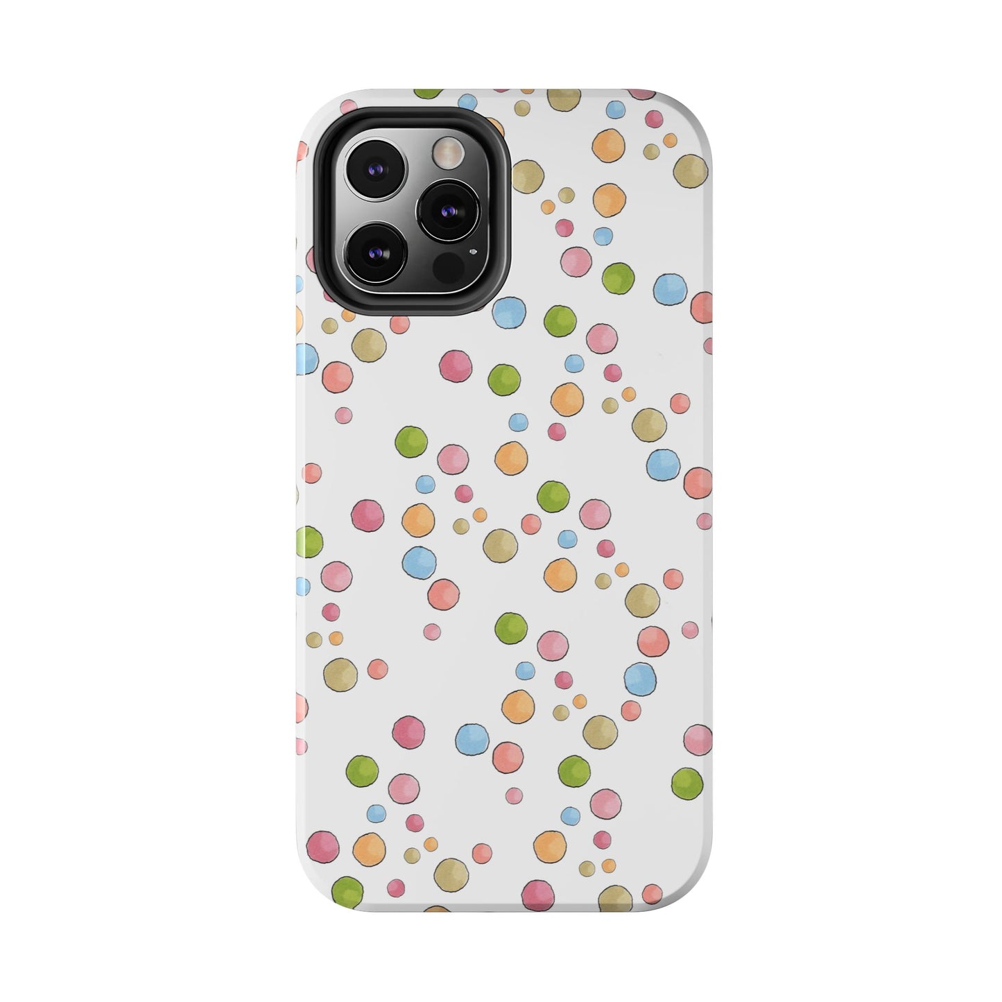 Clown Dots White Phone Case