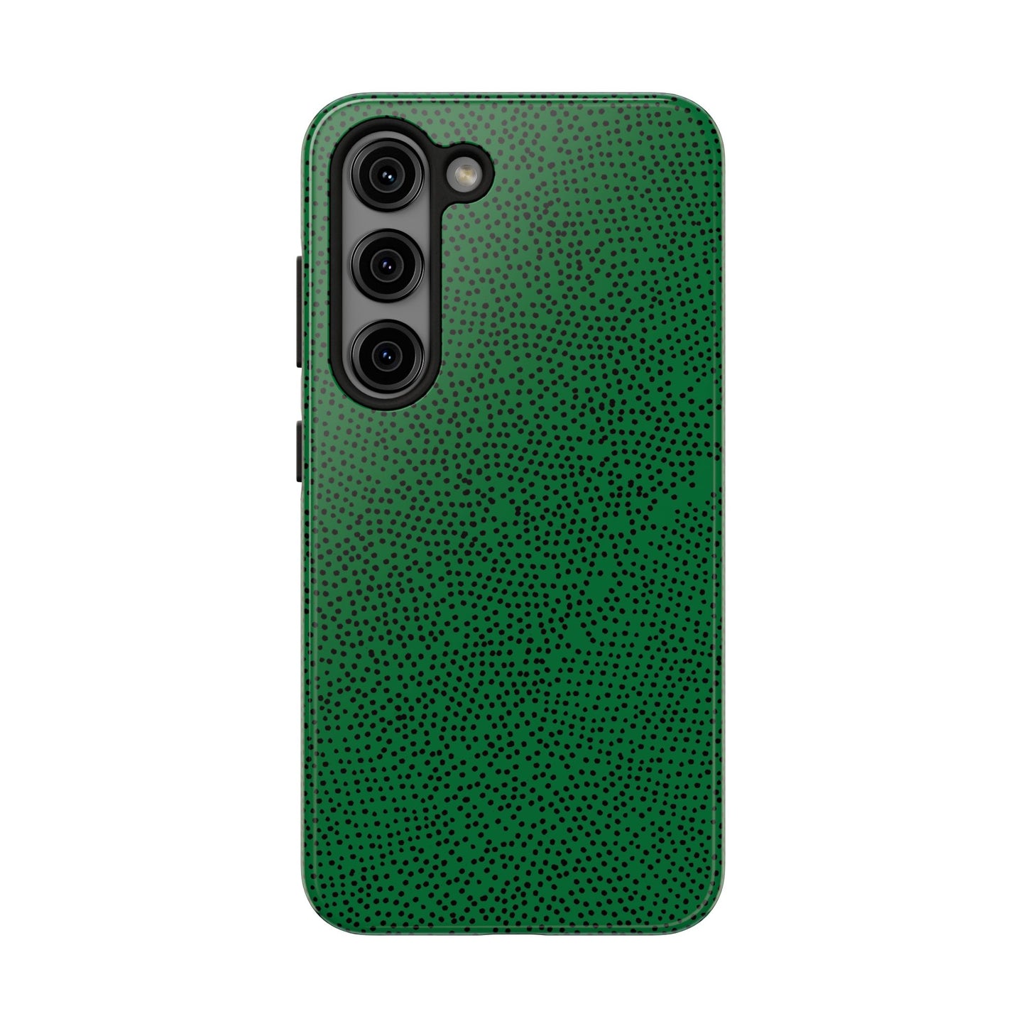 Mini Dot Green / Black Phone Case