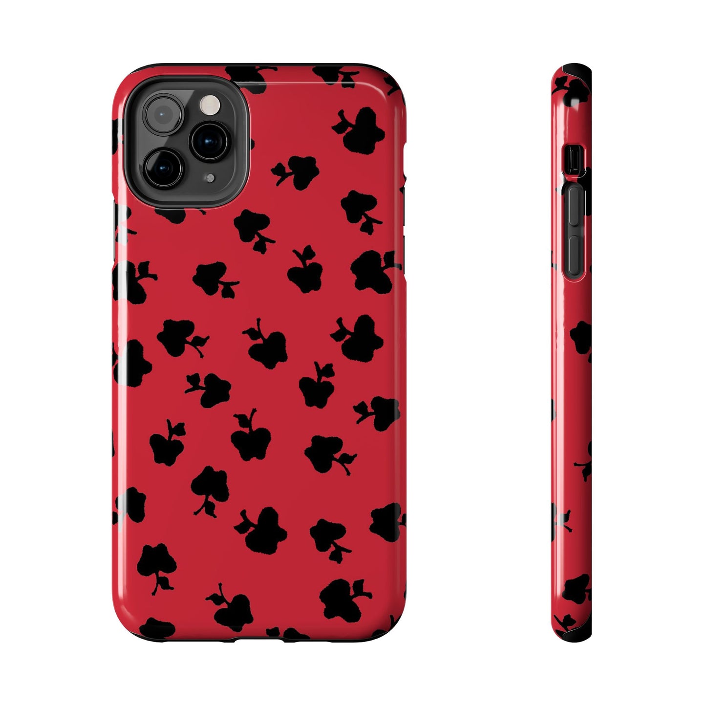 Happy Apples Red / Black Phone Case