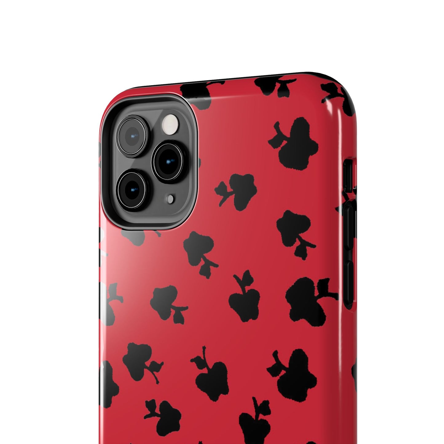 Happy Apples Red / Black Phone Case
