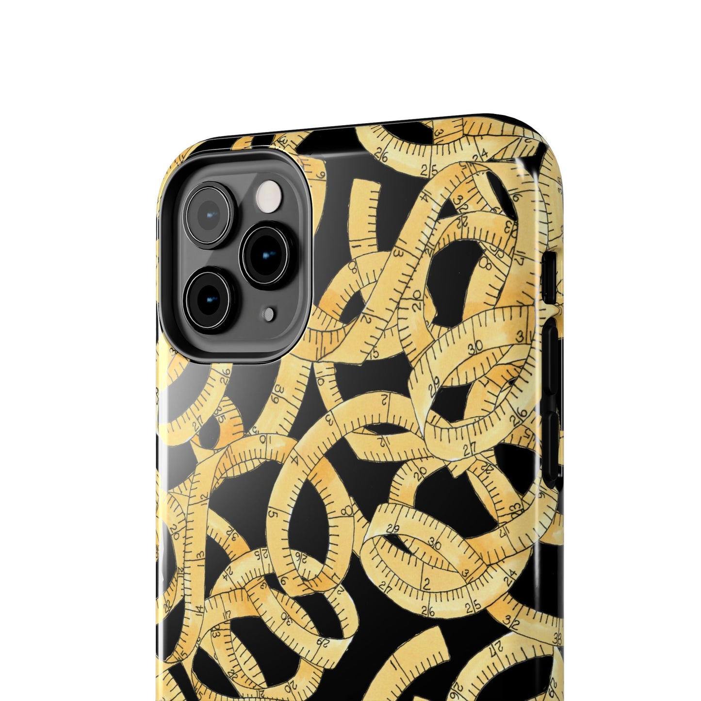 Tape Tangle Black Phone Case