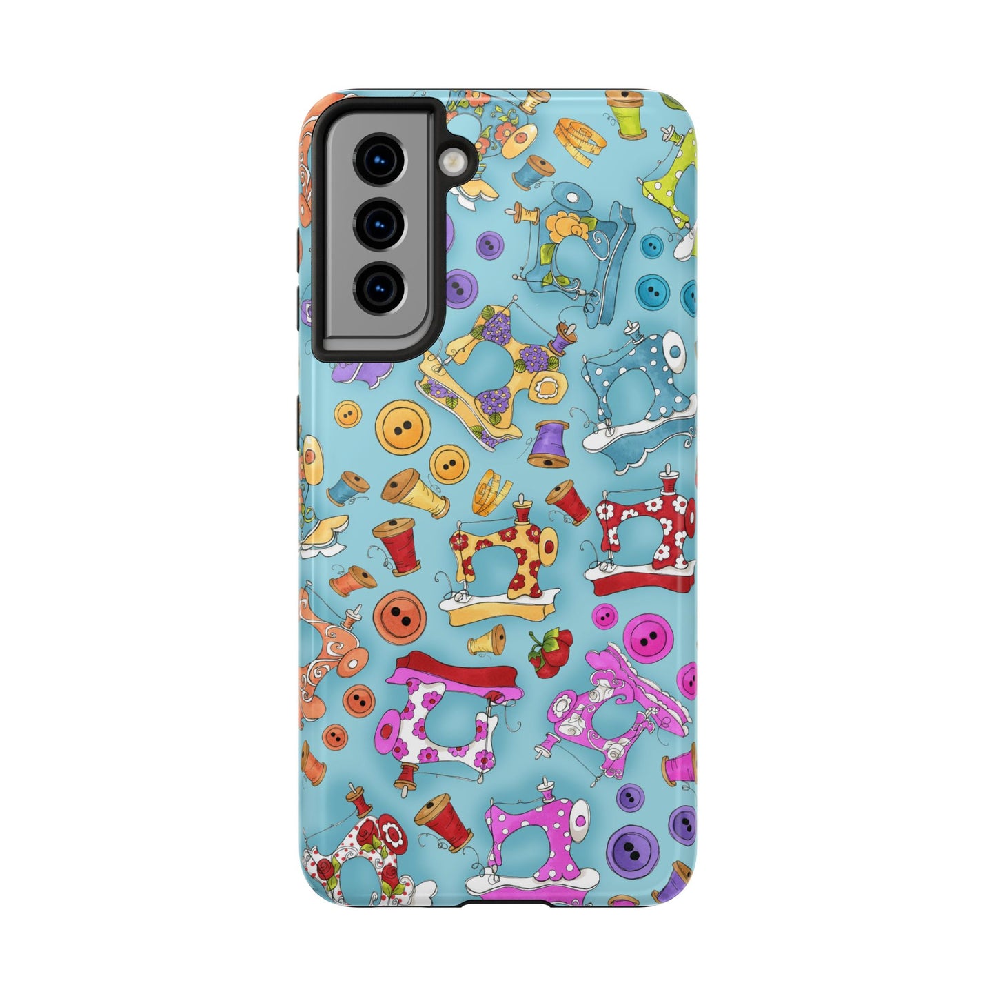 Sew Assorted Turquoise Phone Case