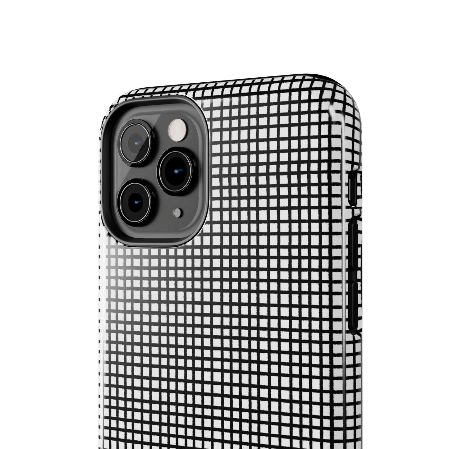 Chipper Check Black Phone Case