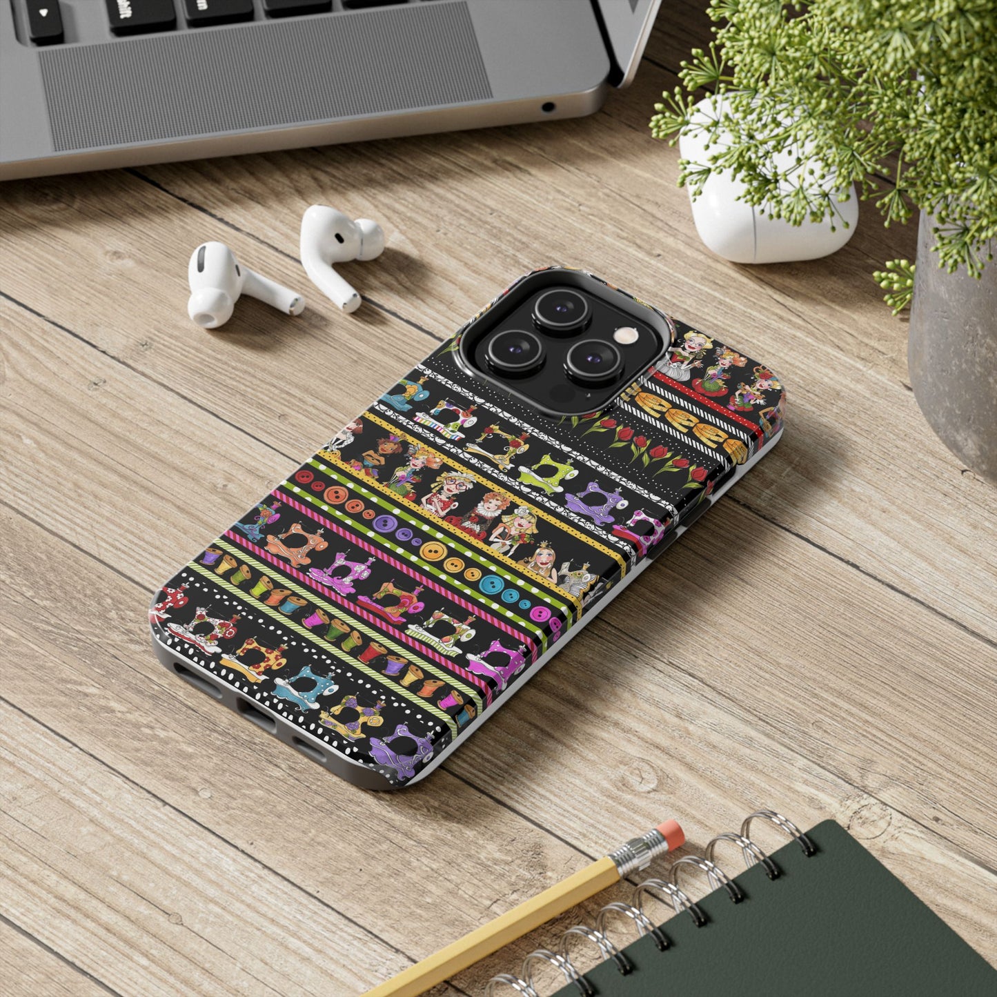 Curious Border Black Phone Case