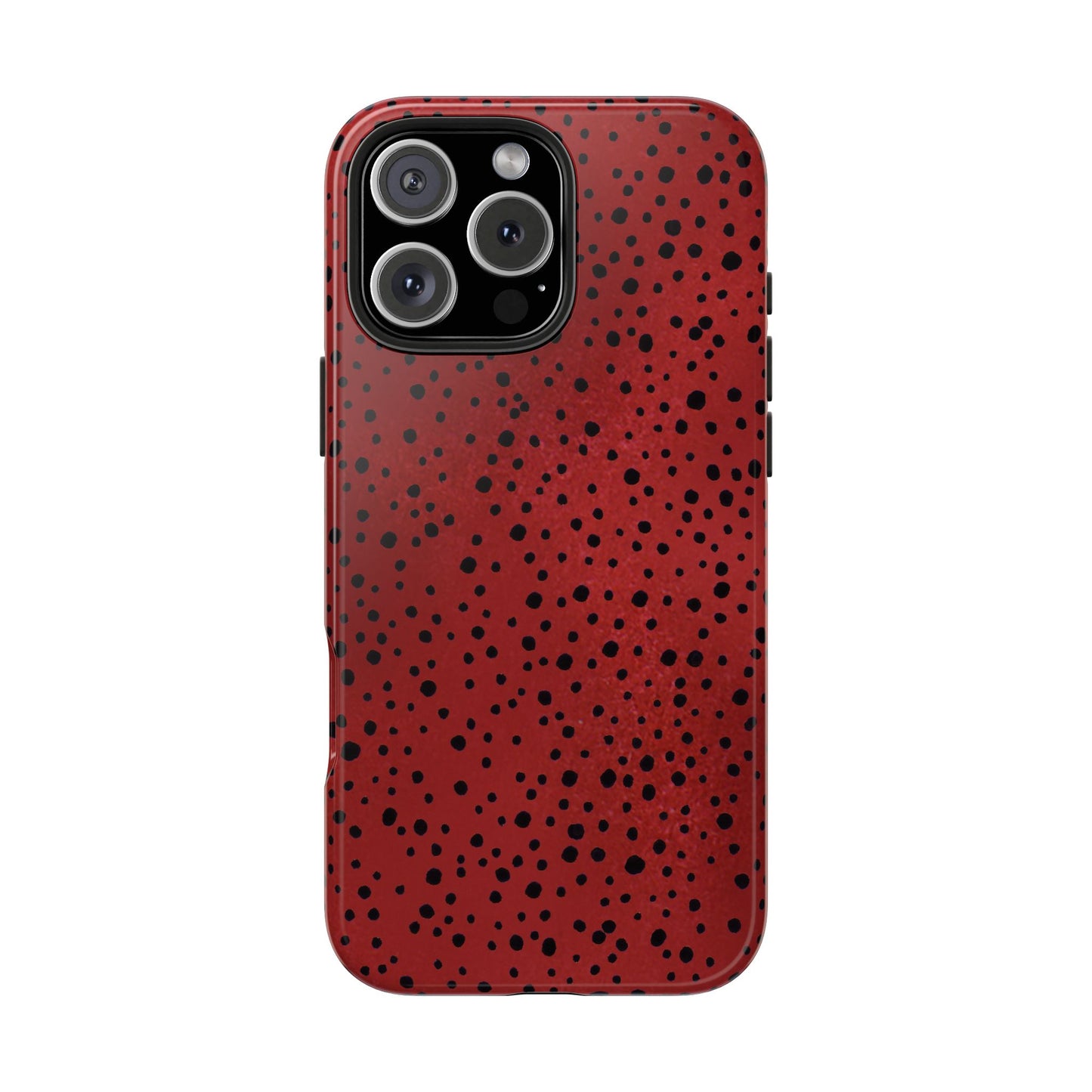 Pepper Dots Red / Black Phone Case