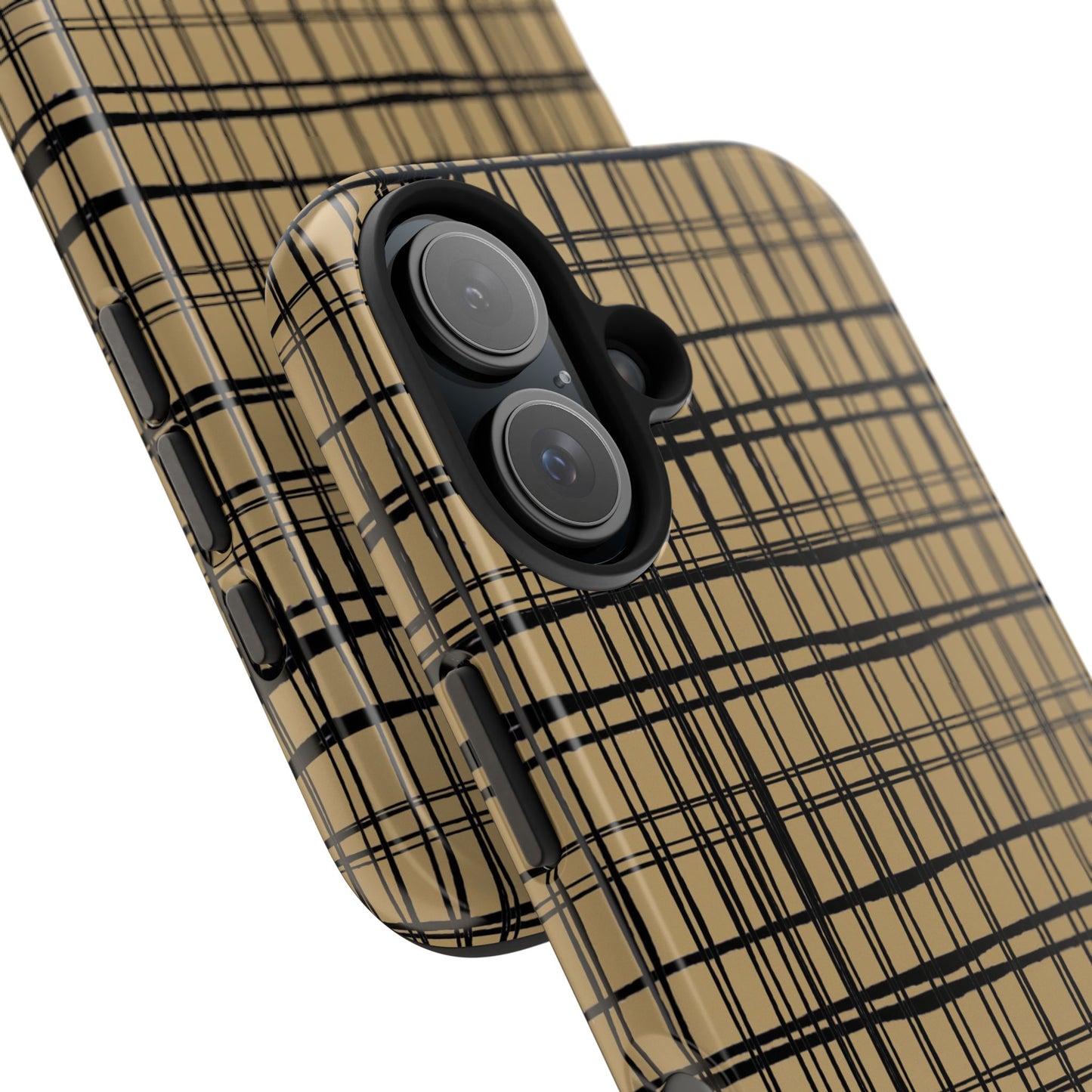 Doggie Fence Tan Phone Case