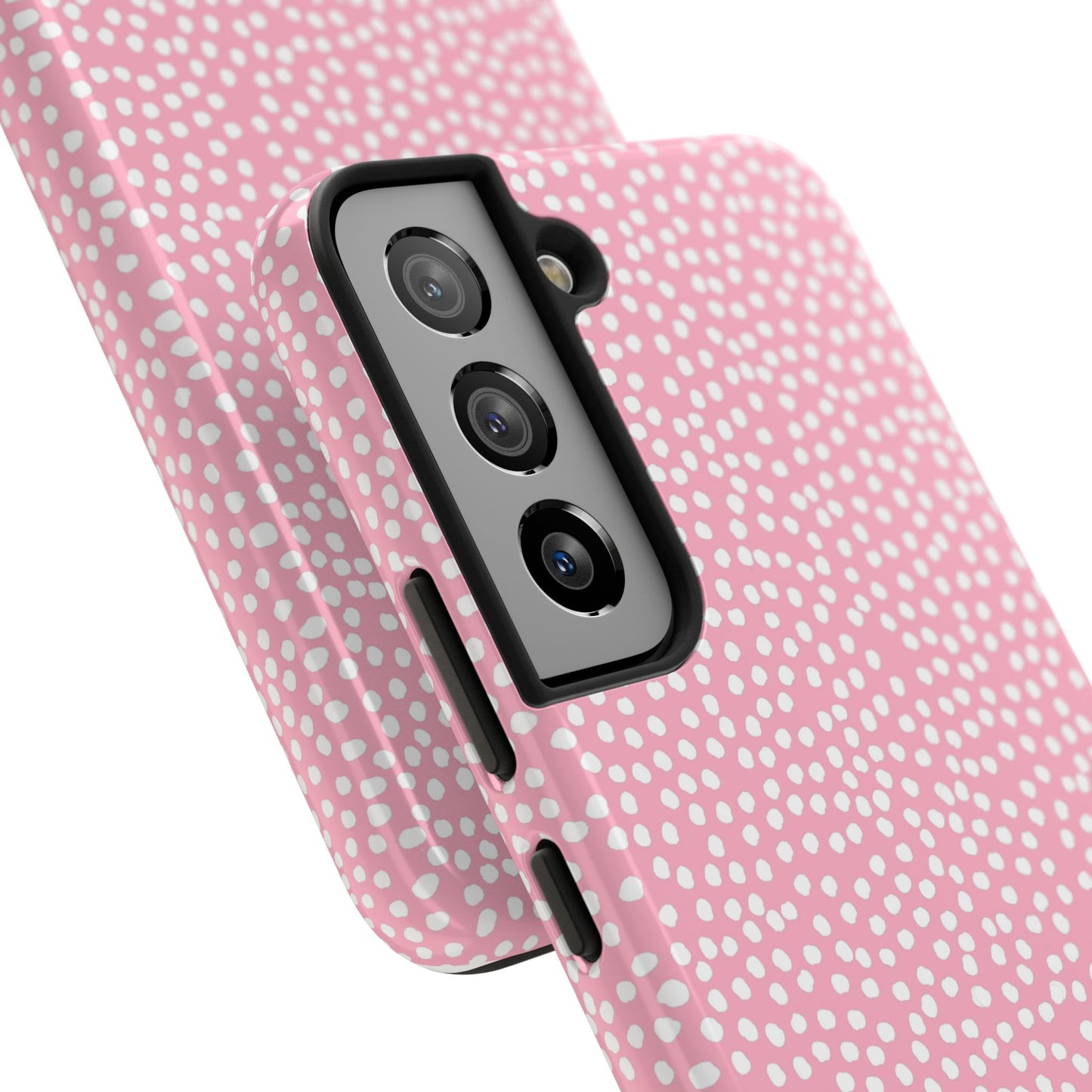 Bitty Dots Pink / White Phone Case