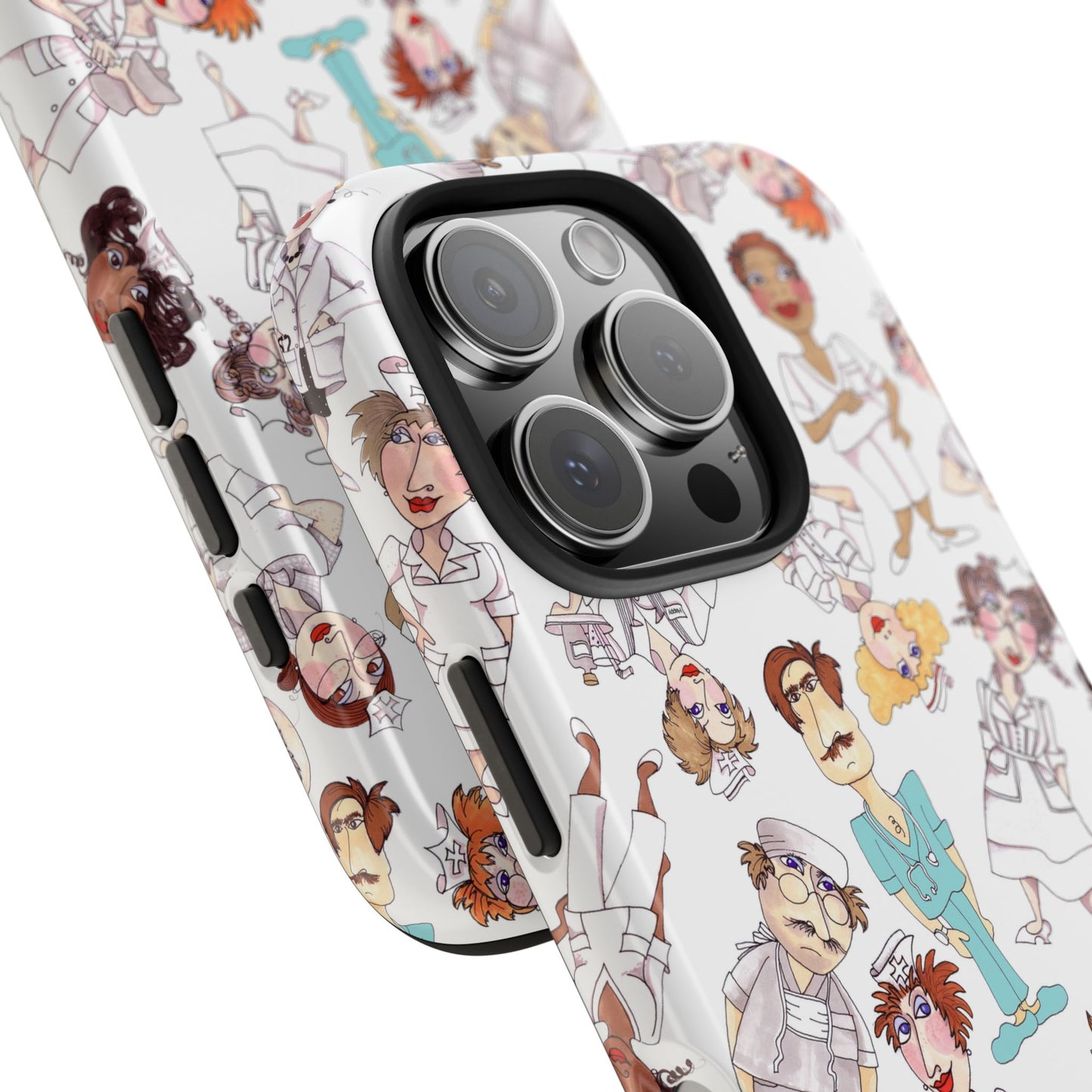 Happy Staff White Phone Case