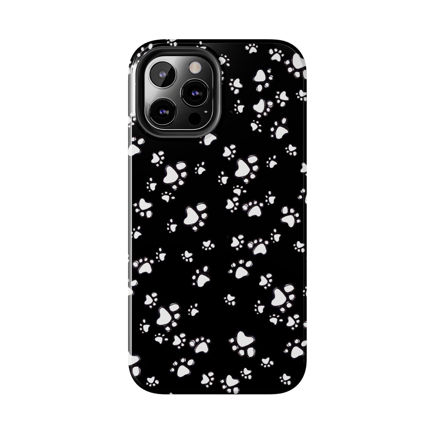 Paw Flakes Black Phone Case