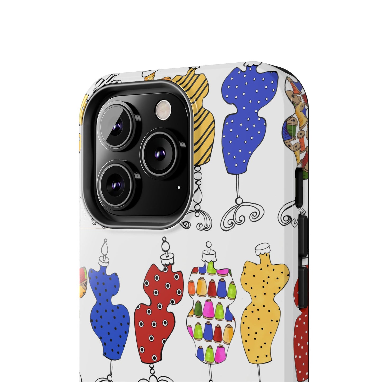 Go Figure White / Multi Phone Case