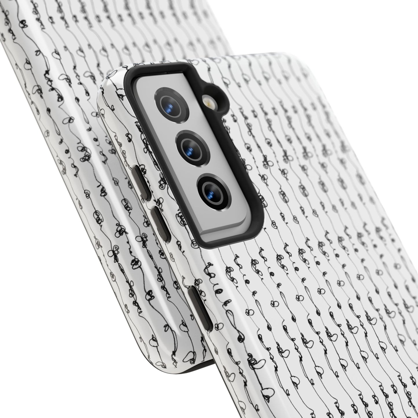 Scribble Stripe Phone Case