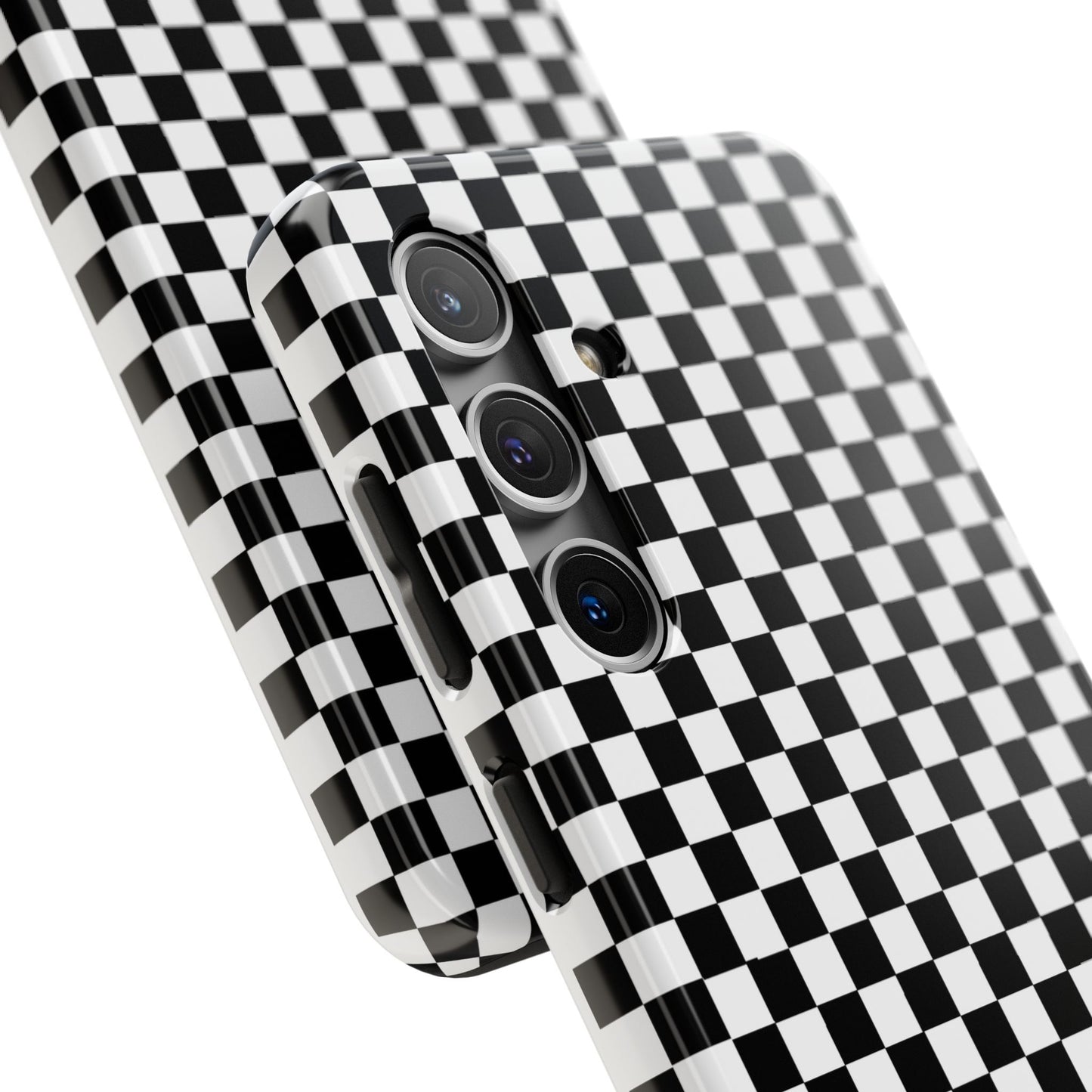 Checkerboard Black / White Phone Case
