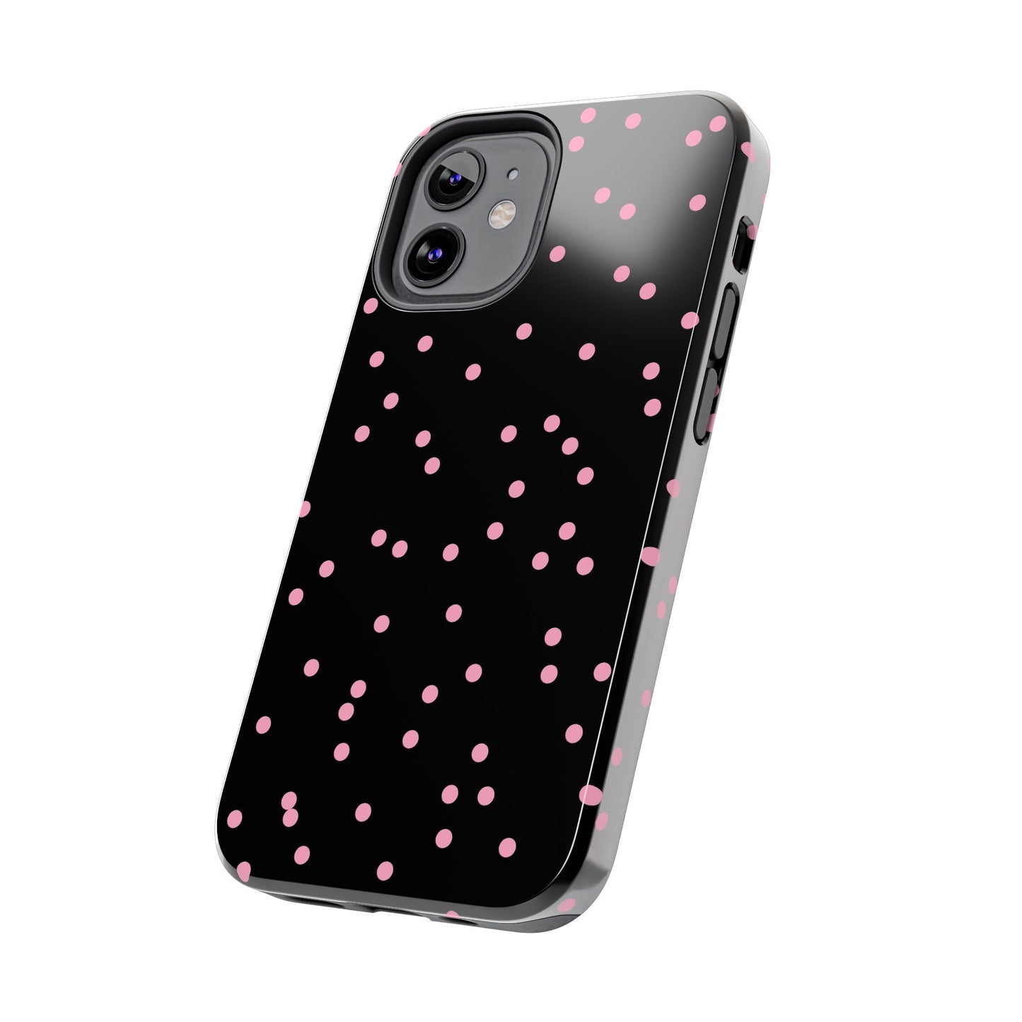 Space Dots Black / Pink Phone Case