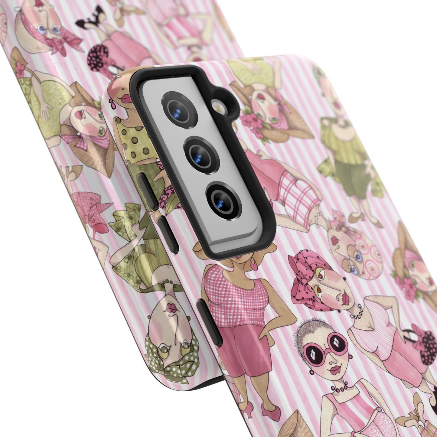 Tossed Ladies Pink Phone Case