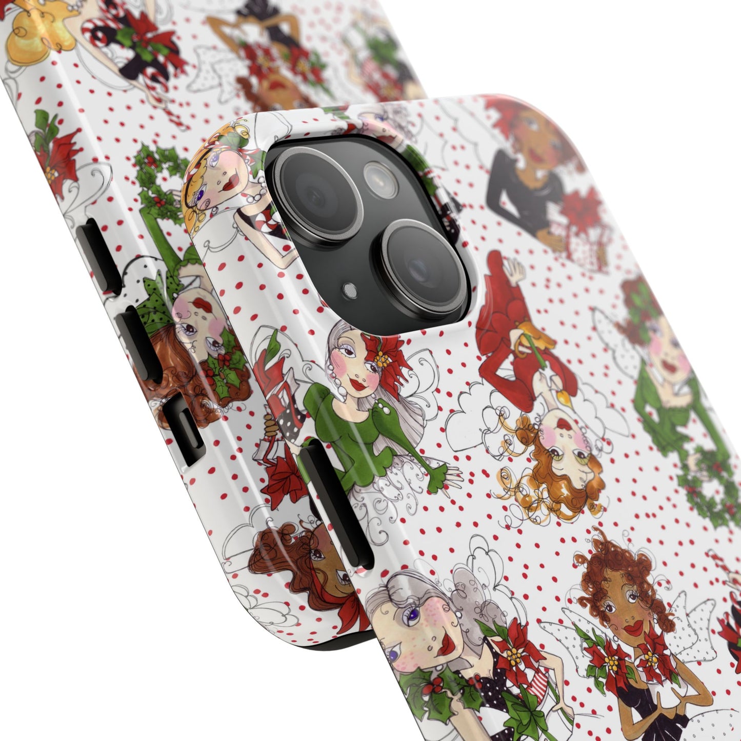 Fairy Toss White / Red Phone Case