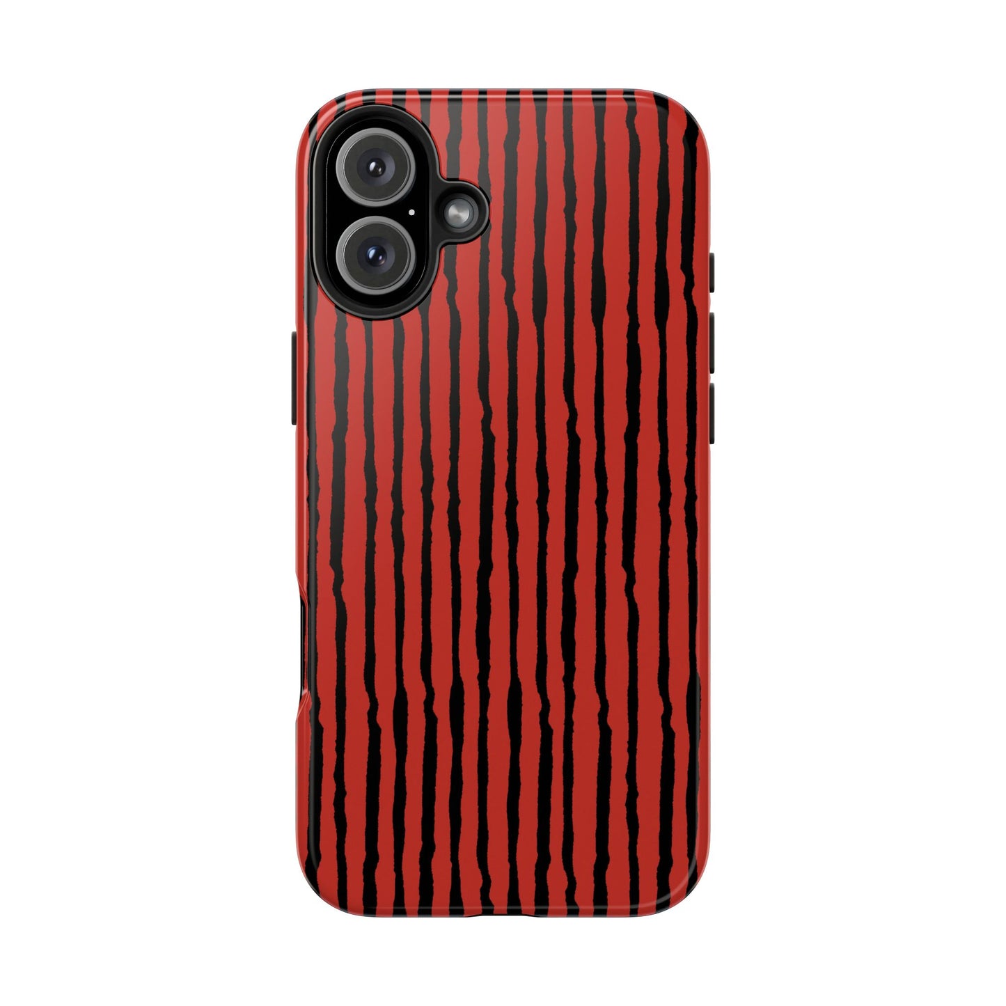 Sorta Stripe Red / Black Phone Case