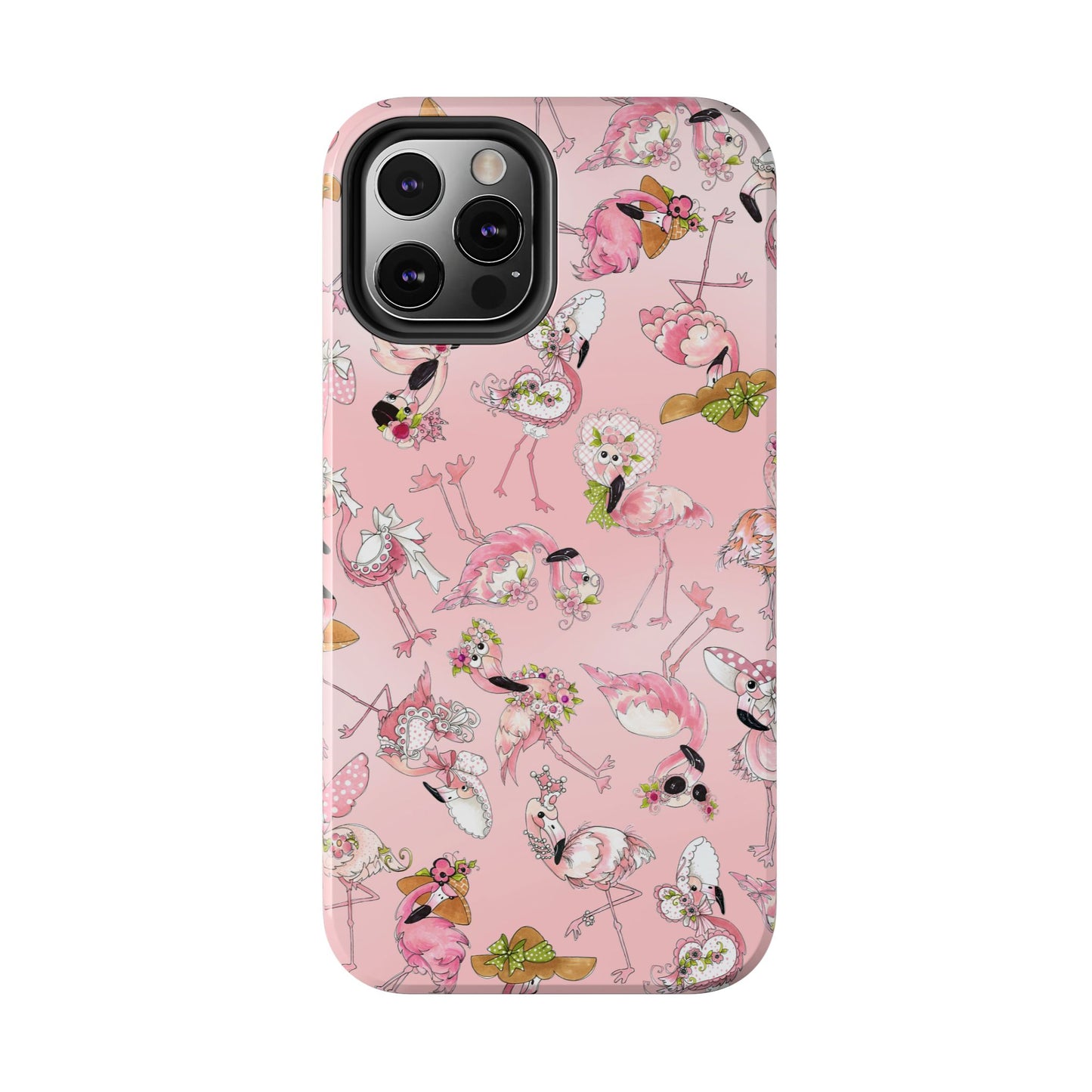 Tossed Flams Pink Phone Case