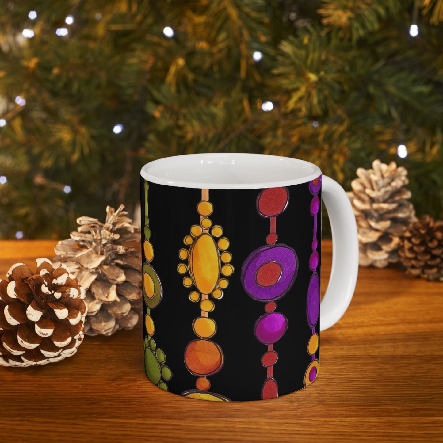 Spice Beaded Curtain Cup