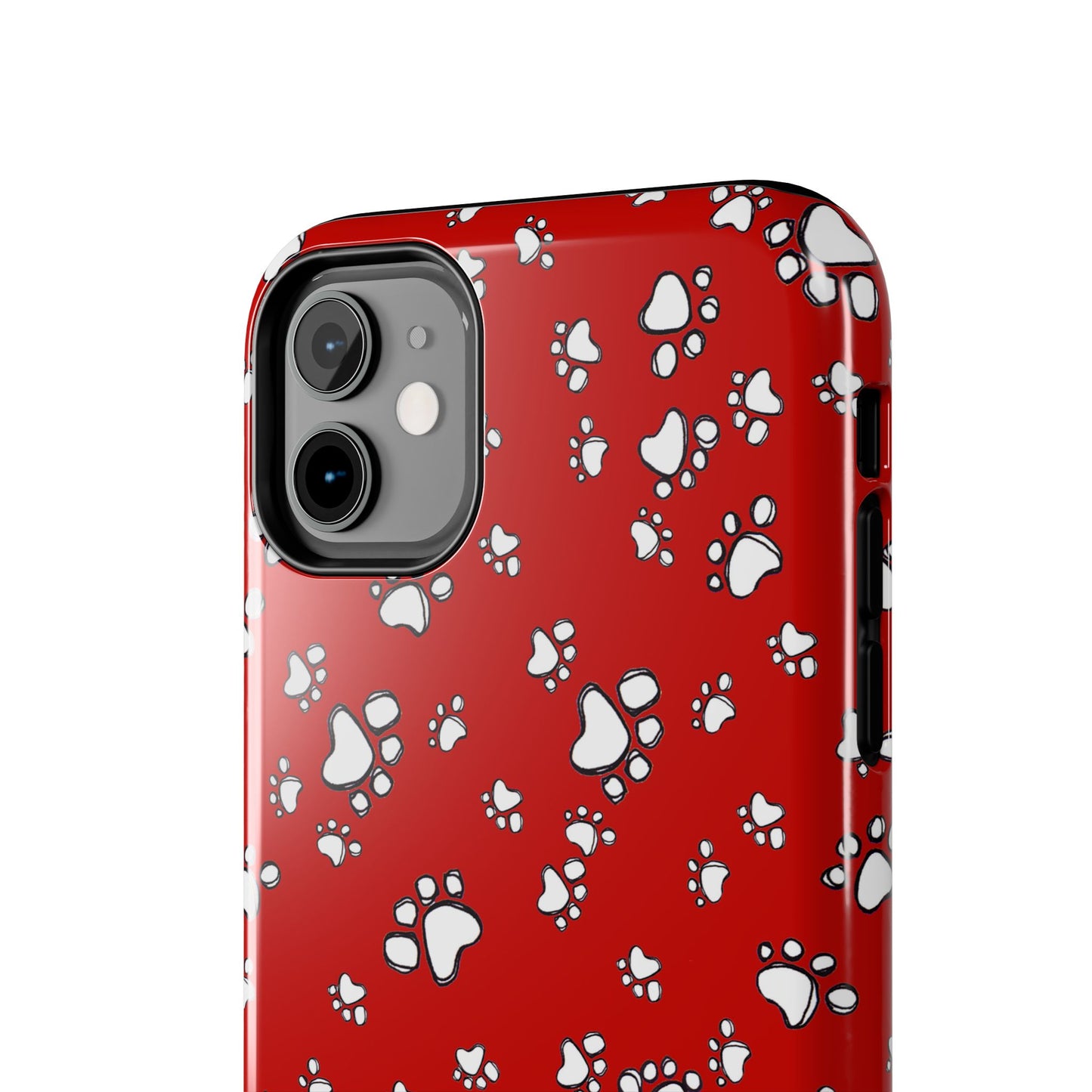 Paw Flakes Red Phone Case